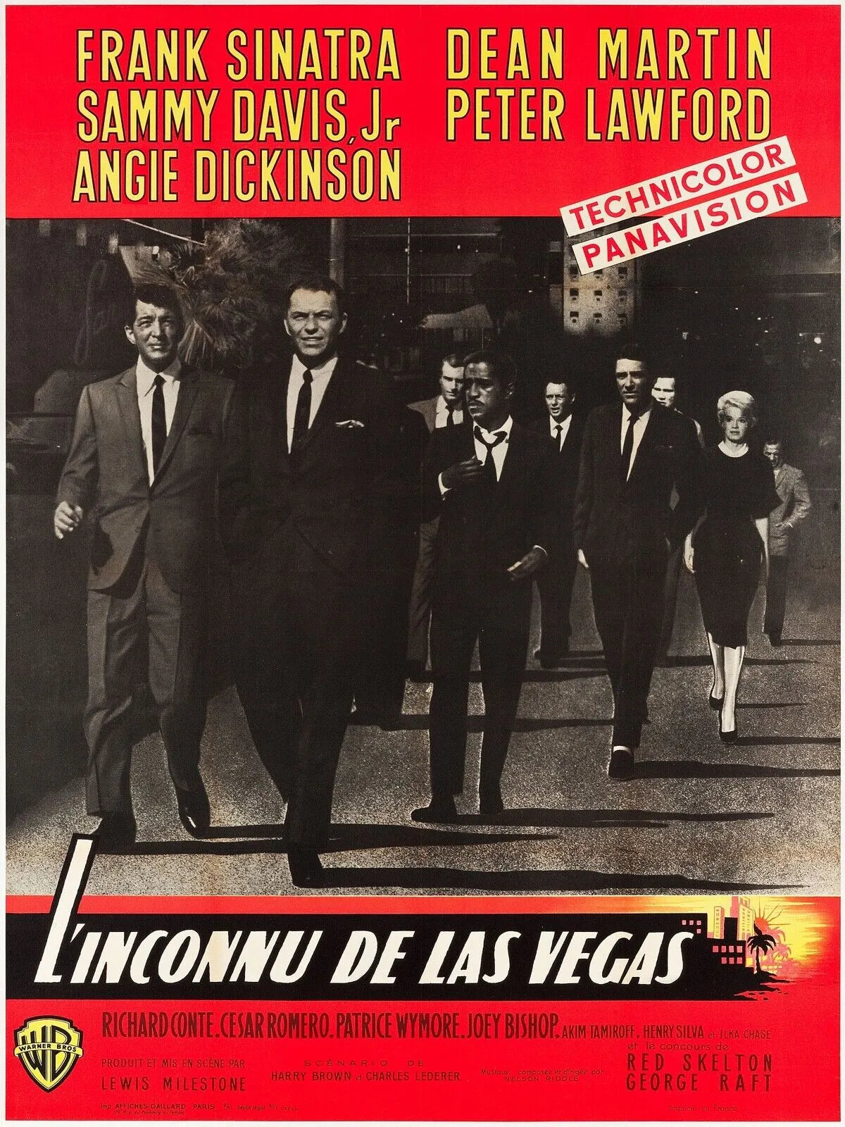 L’INCONNU DE LAS VEGAS, FRANK SINATRA, 1960, REPRO MOVIE POSTER, VINTAGE, HQ