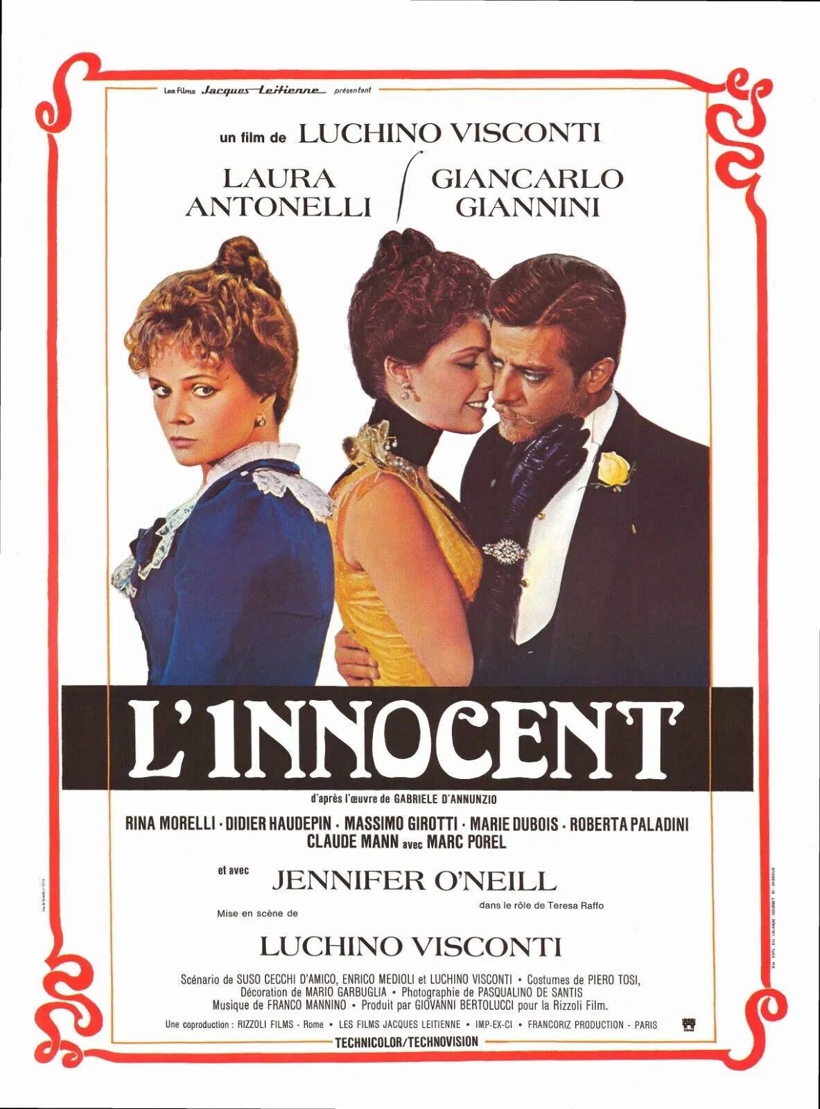 L'INNOCENT, LUCHINO VISCONTI MOVIE POSTER HQ
