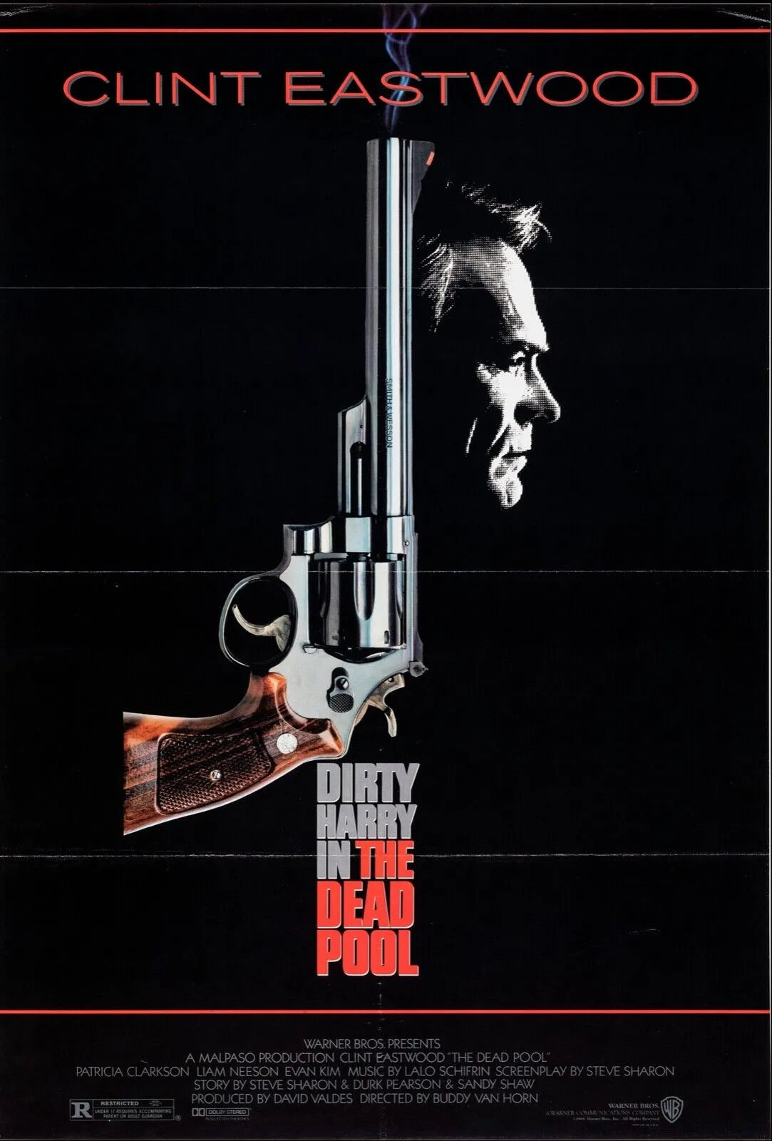 L’INSPECTEUR HARRY – CLINT EASTWOOD, REPRO AFFICHE CINÉMA VINTAGE, HQ