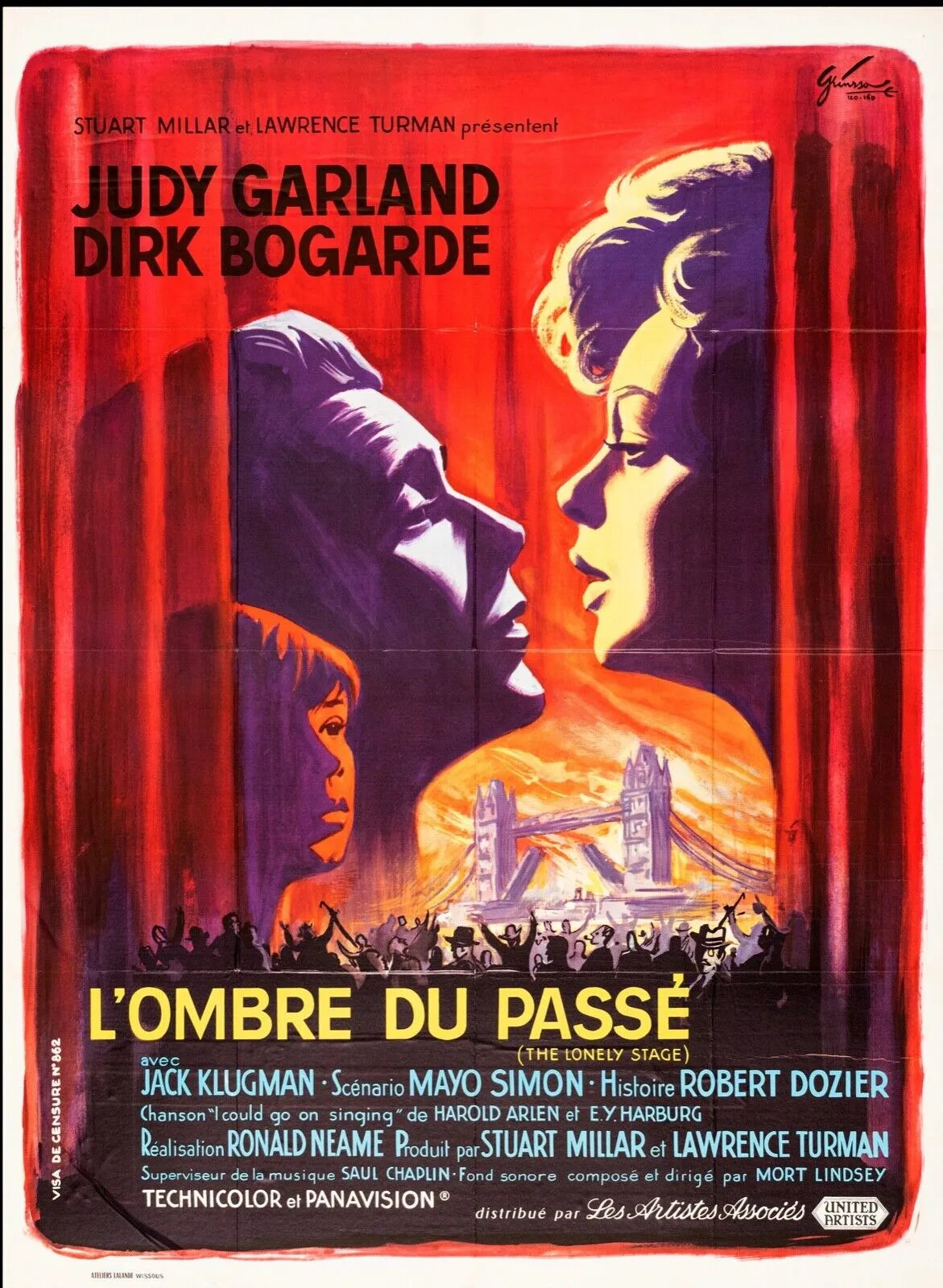 L'OMBRE DU PASSÉ, JUDY GARLAND, (The Clock, 1945) REPRO AFFICHE CINÉMA VINTAGE HQ