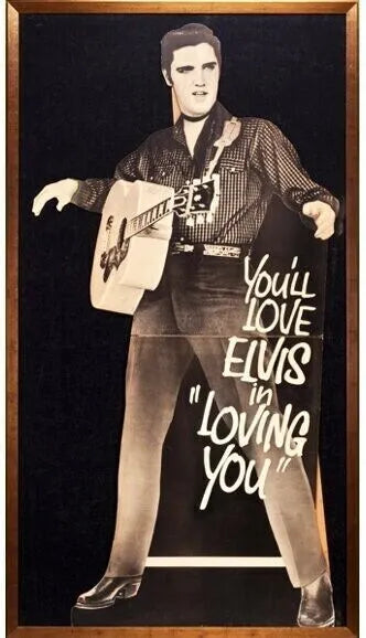 LOVING YOU, ELVIS PRESLEY, 1957, REPRO MOVIE POSTER, VINTAGE, HQ