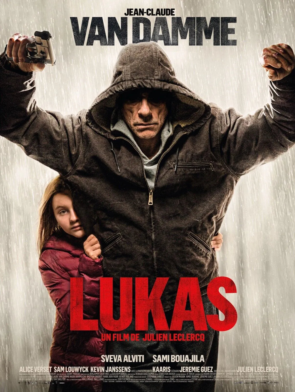 LUKAS, JEAN-CLAUDE VAN DAMME, 2018, REPRO AFFICHE CINEMA VINTAGE HQ
