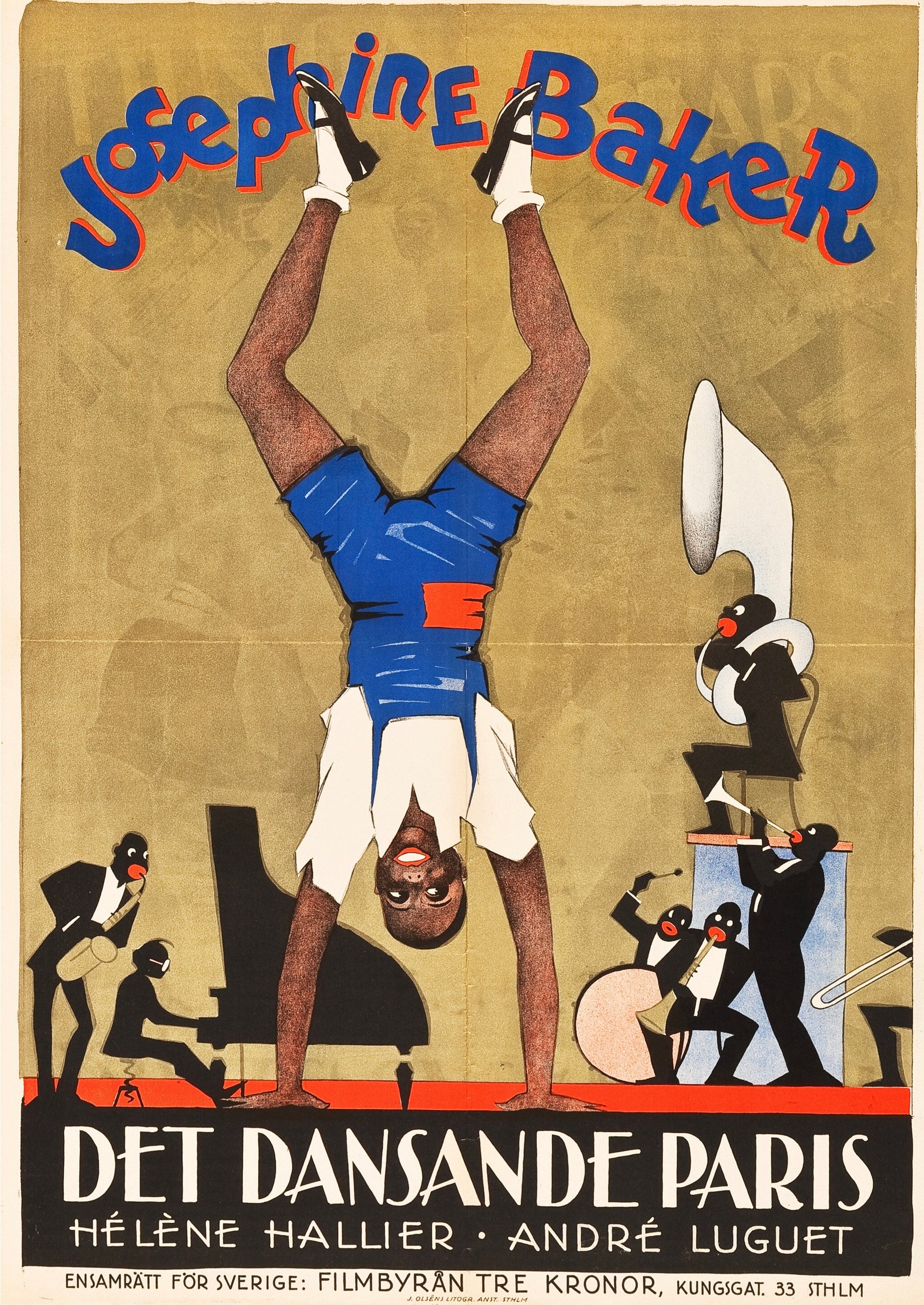 JOSEPHINE BAKER MUSIC POSTER HQ