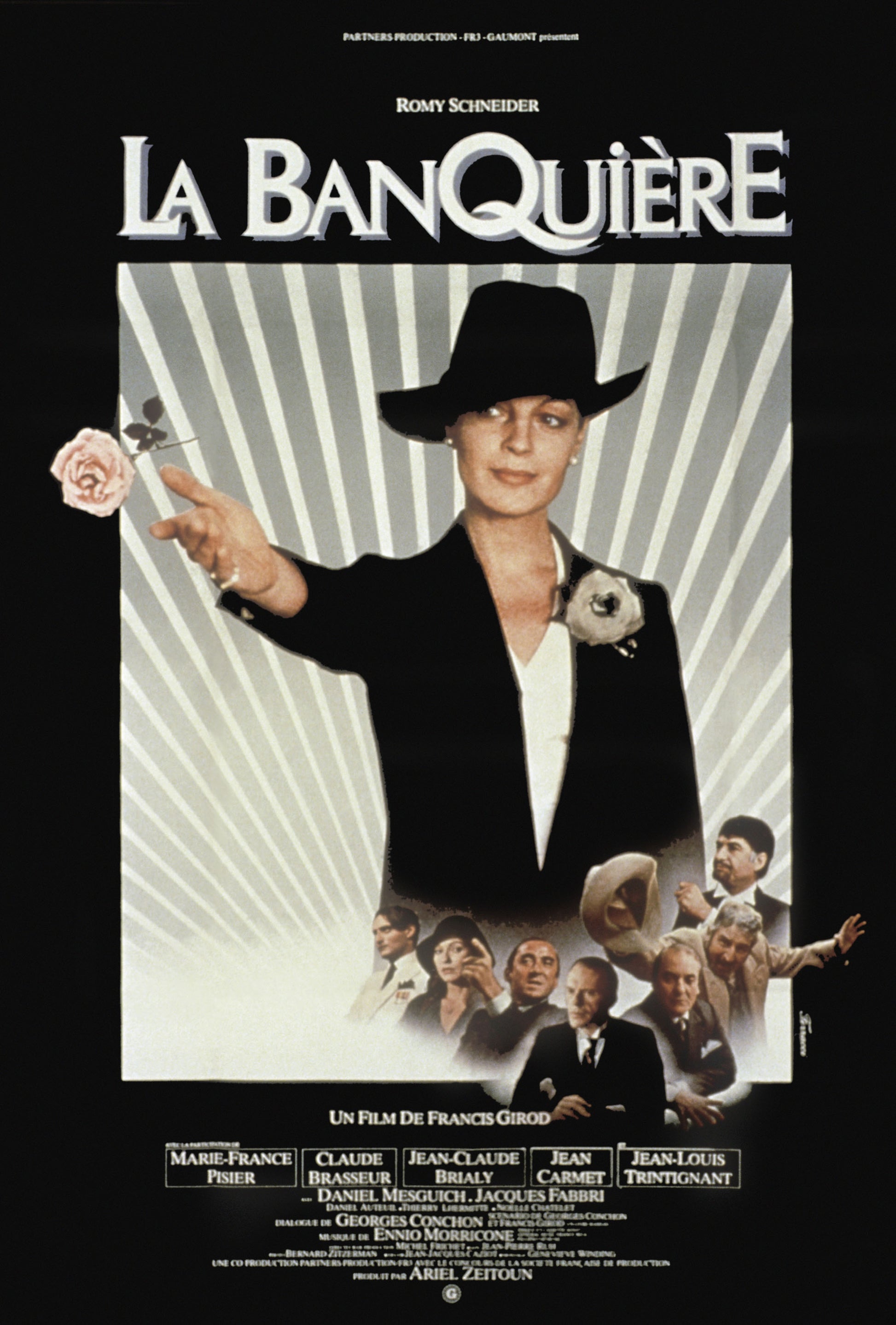 LA BANQUIÈRE – FILM DE FRANCIS GIROD (1980) – ROMY SCHNEIDER – AFFICHE CINÉMA DRAME BIOGRAPHIQUE – REPRODUCTION – POSTER HUB STUDIO – HQ
