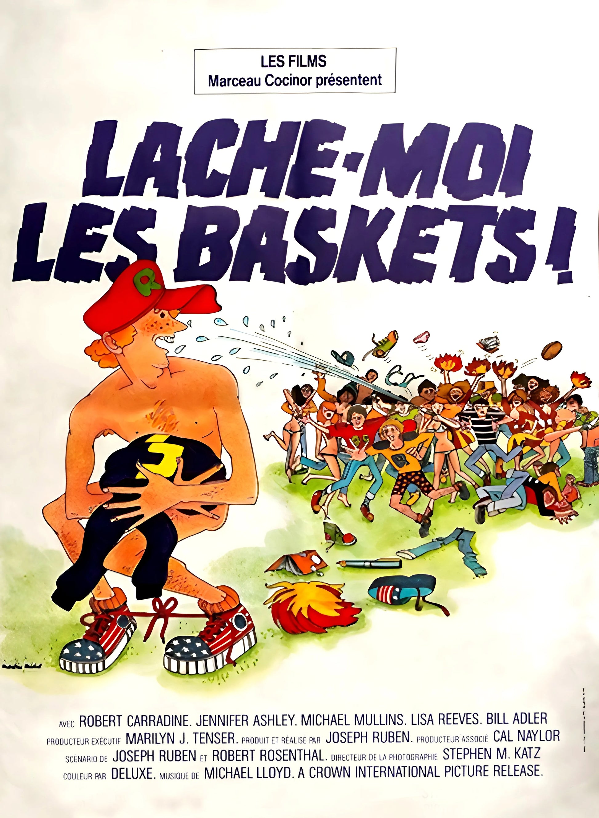 Lache-Moi Les Baskets – Affiche Vintage Cinéma Rétro | Poster HUB STUDIO