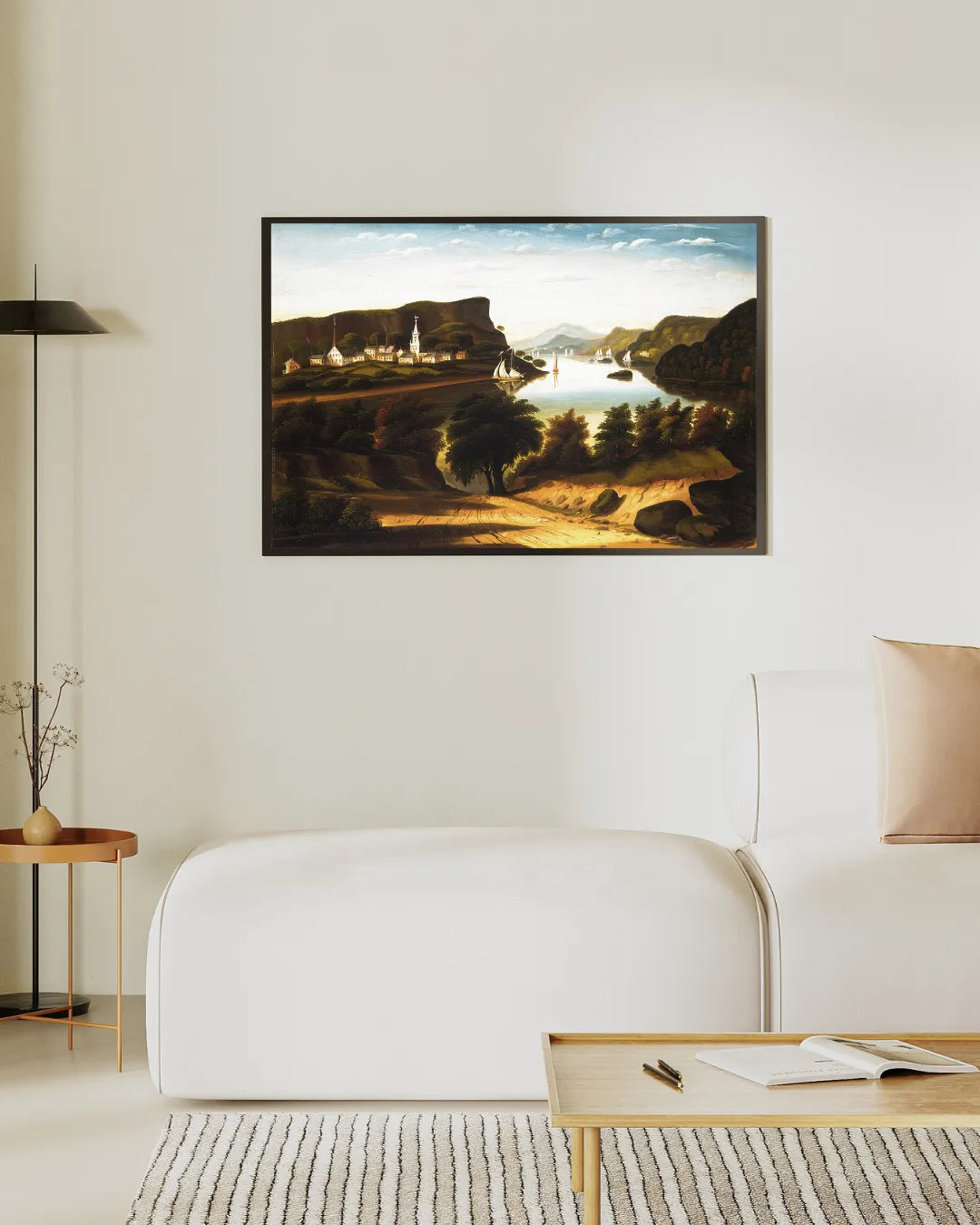 Lake George Art Hq – Vintage Retro Cinema Poster | Poster HUB STUDIO