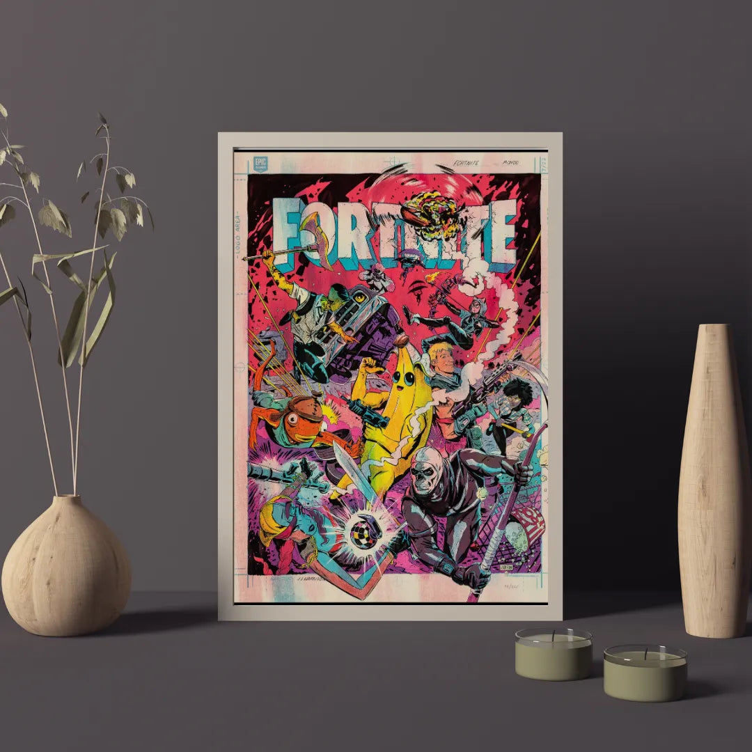 FORTNITE POSTER VINTAGES MOVIE POTSER HQ