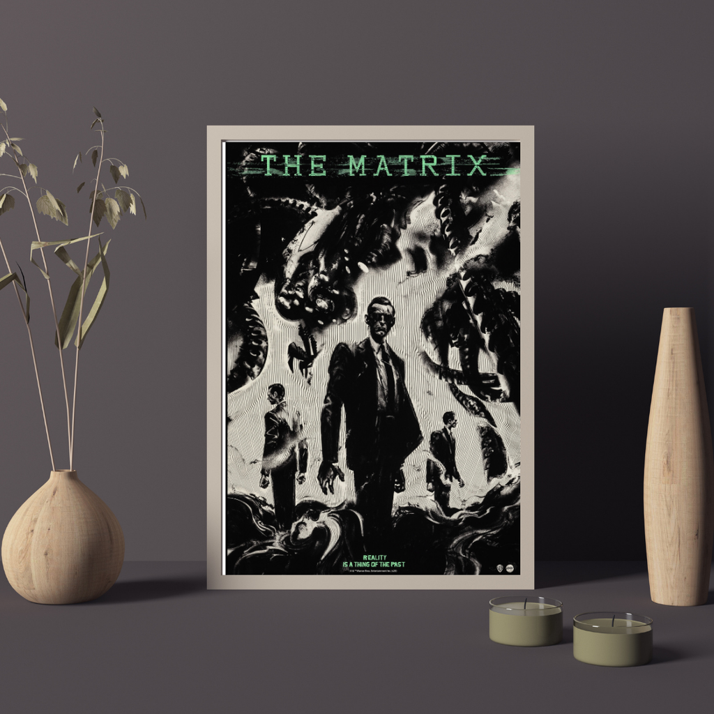 THE MATRIX, Lana Wachowski, 1999, AFFICHE VINTAGE MOVIE POSTER HQ