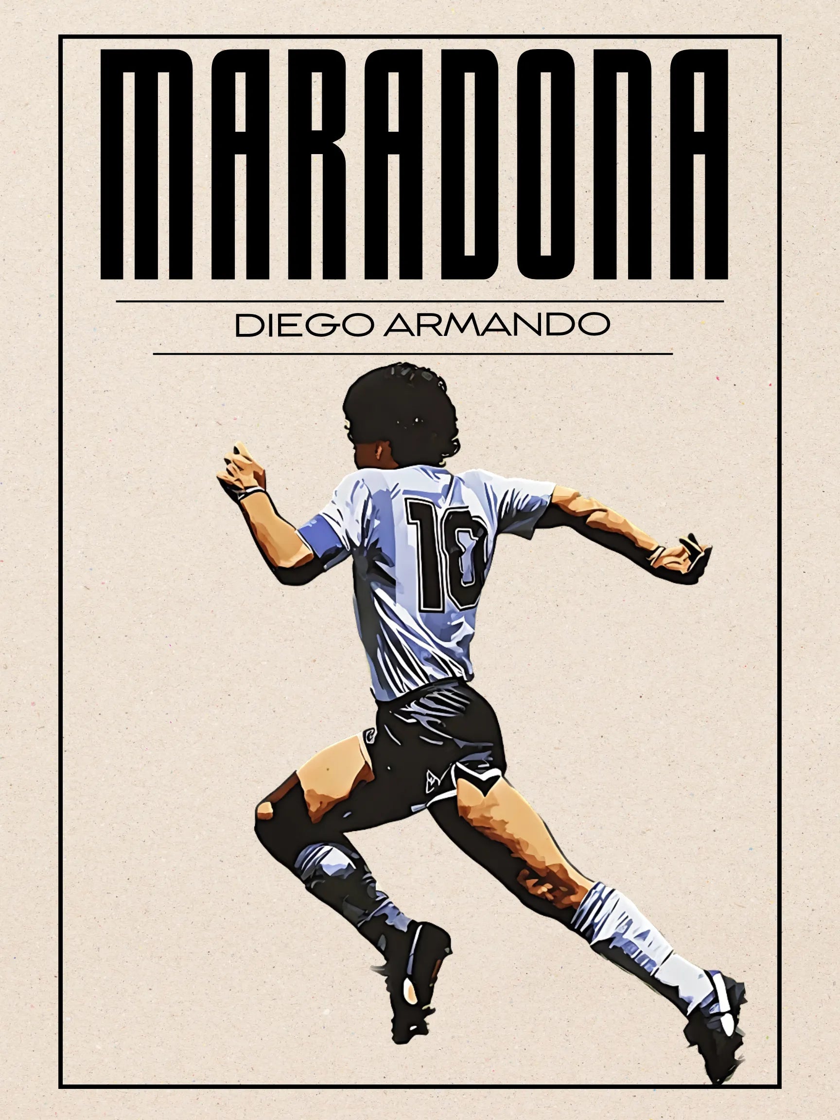 MARADONA SPORT POSTER HQ FOOTBALL, ARGENTINA