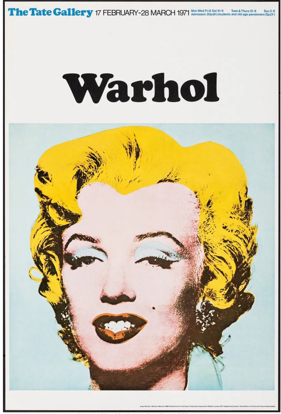 MARILYN MONROE, ANDY WARHOL, Repro affiche cinéma VINTAGE, HQ