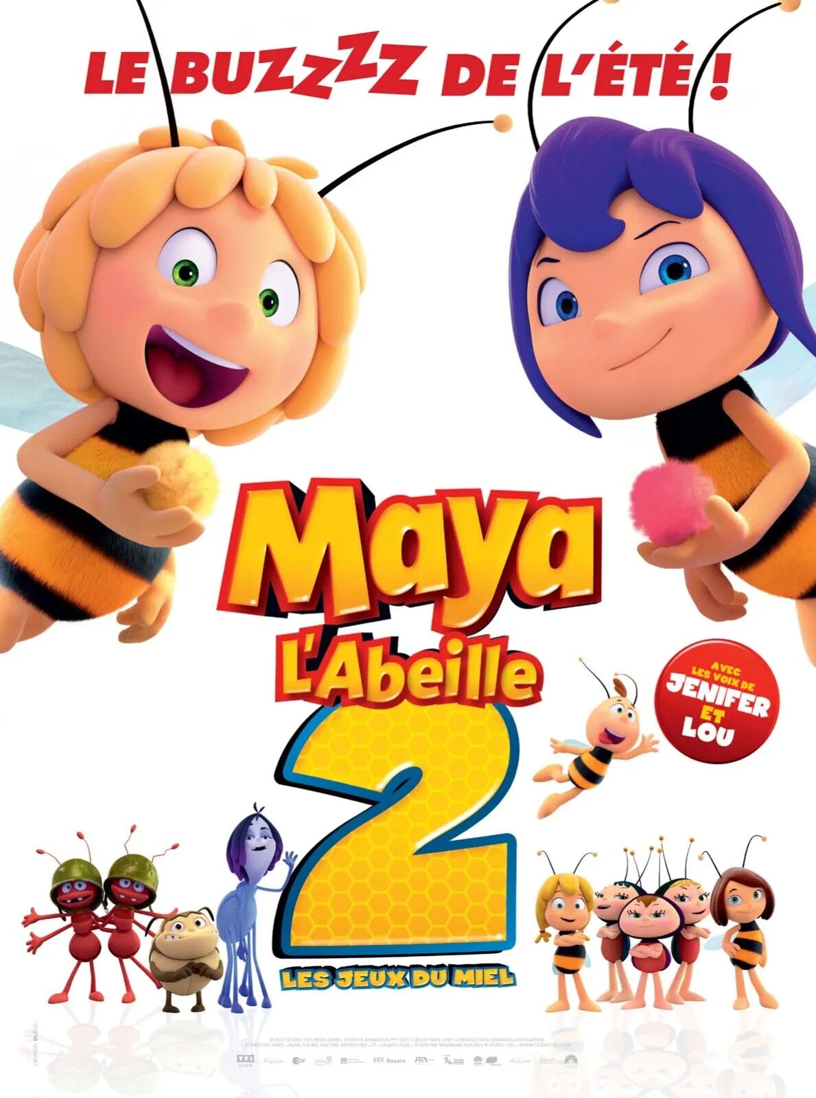 MAYA L'ABEILLE 2, NOEL CLEARY, 2018, REPRO AFFICHE CINEMA VINTAGE, HQ