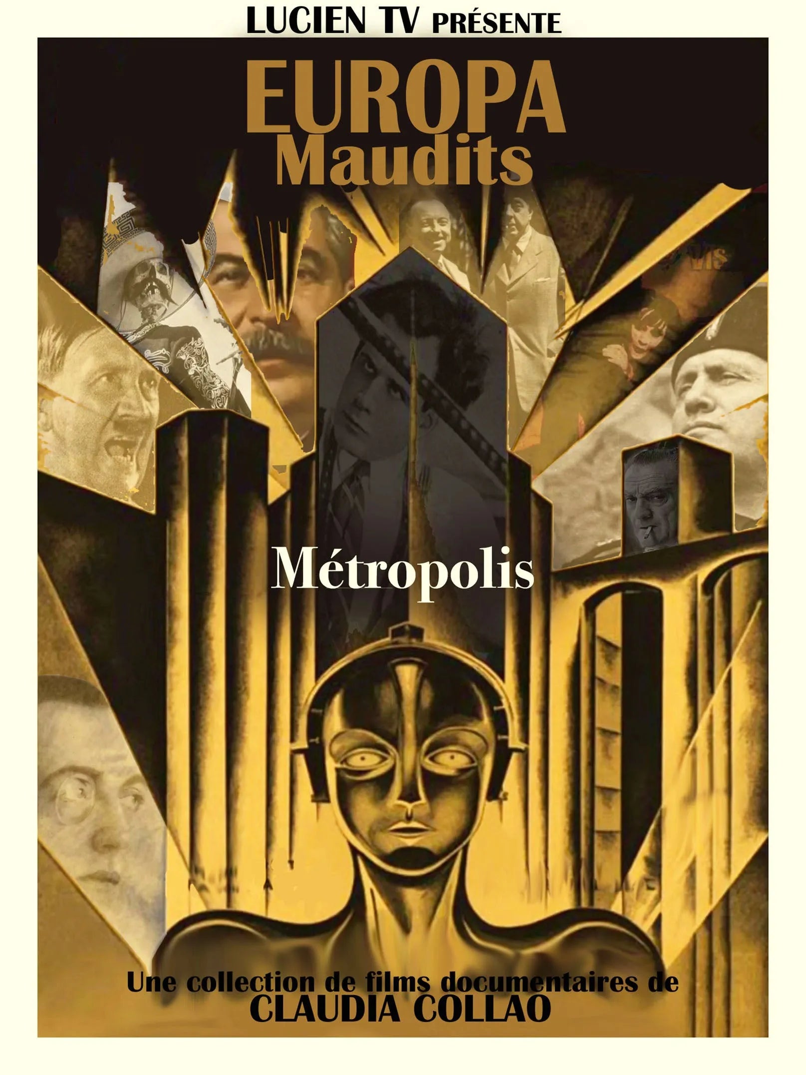 MÉTROPOLIS AFFICHE VINTAGE MOVIE POSTER HQ CLAUDIA COLLAO