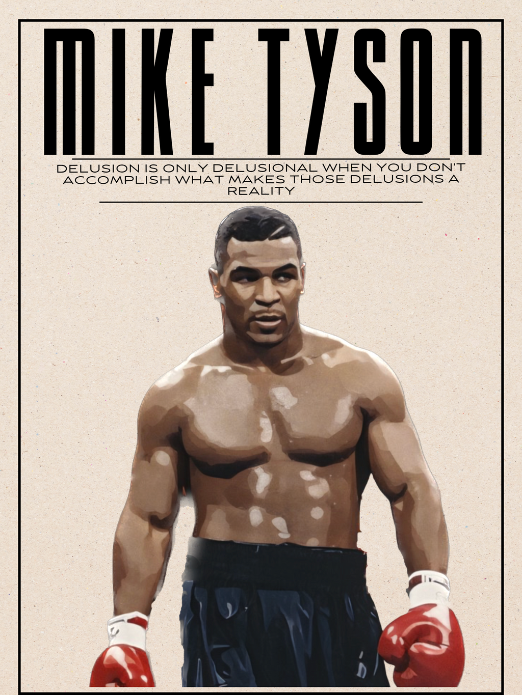 MIKE TYSON BOXING POSTER SPORT HQ