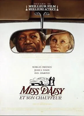 MISS DAISY ET SON CHAUFFEUR, MORGAN FREEMAN, 1989, repro affiche cinéma VINTAGE HQ