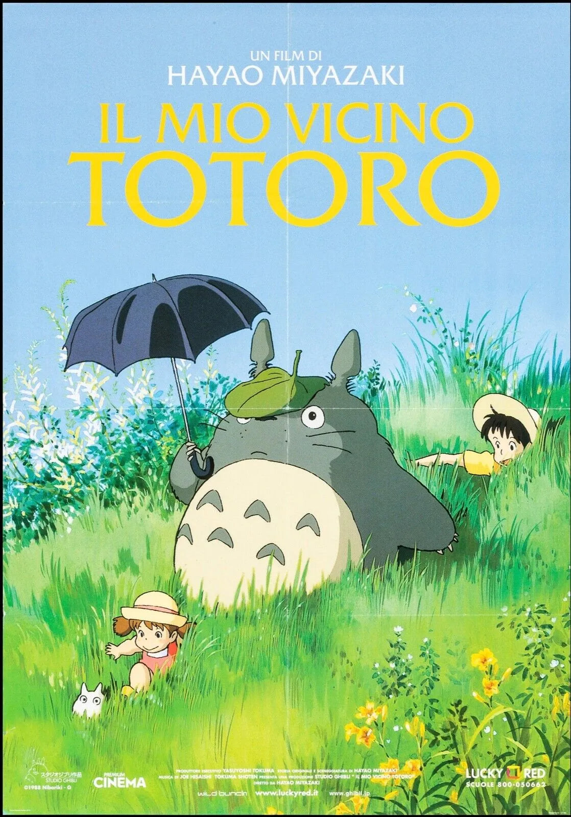 MON VOISIN TOTORO, HAYAO MIYAZAKI, JAPON, 1988, REPRO AFFICHE CINEMA VINTAGE, HQ (60x80cm)