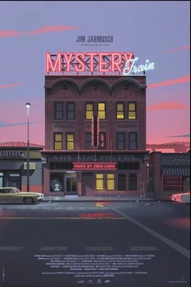 MYSTERY TRAINE, MASATOSHI NAGASE, 1989, REPRO AFFICHE CINEMA VINTAGE, HQ