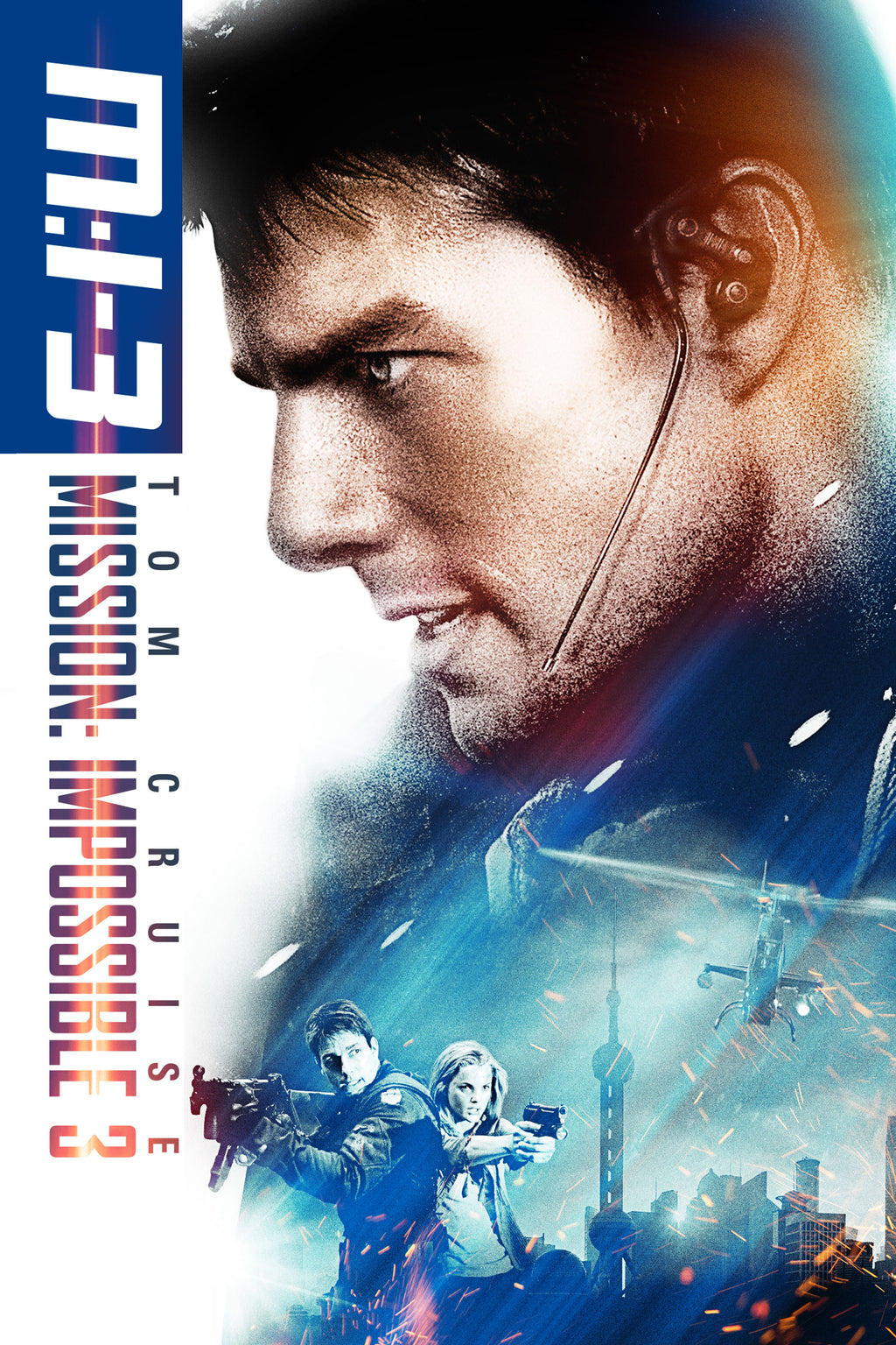 
Affiche alternative du film Mission: Impossible III (2006) avec Tom Cruise. Version moderne et dynamique. Reproduction HQ – Poster Hub Studio.