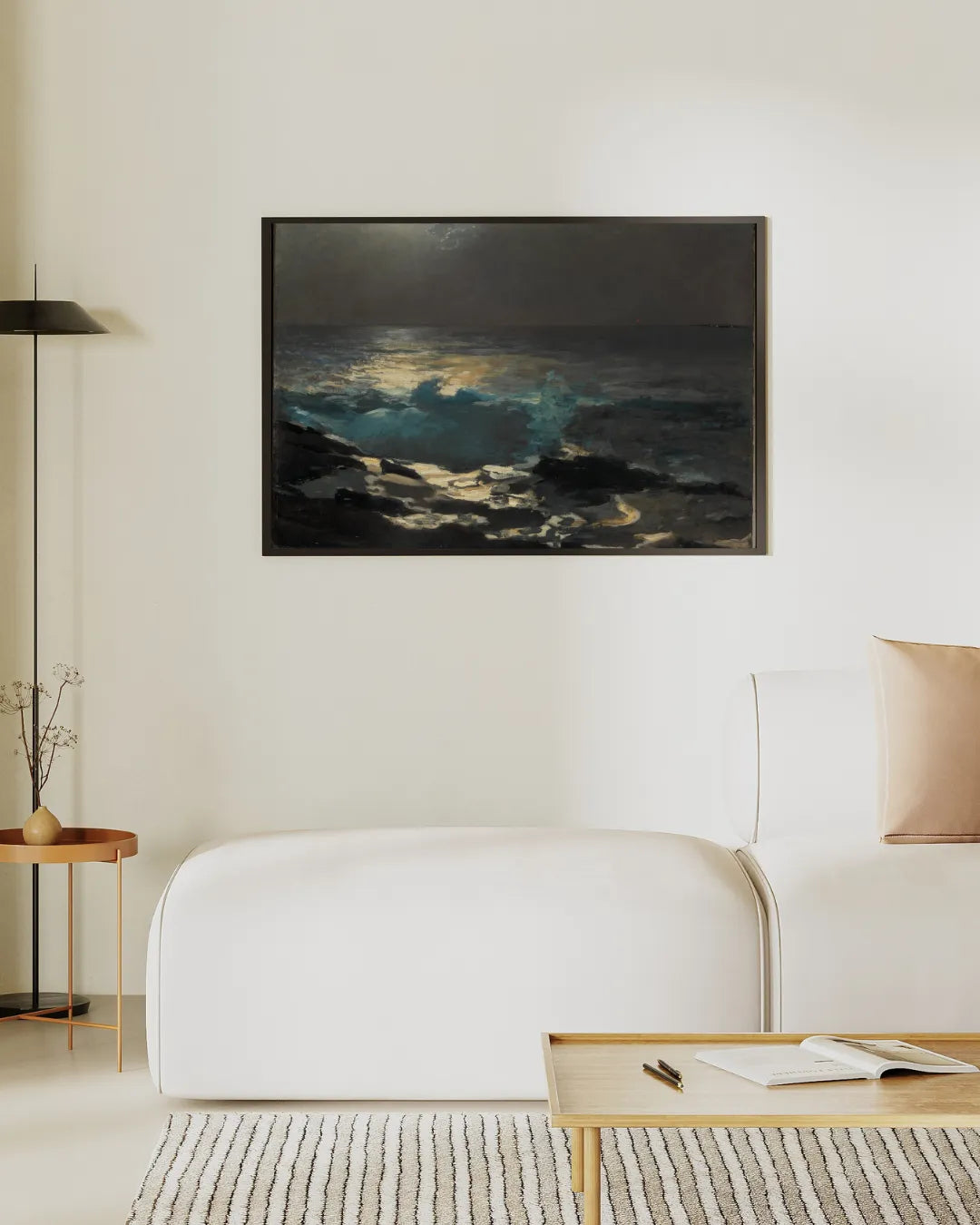 Moonlight Wood Island Art Hq – Vintage Retro Cinema Poster | Poster HUB STUDIO