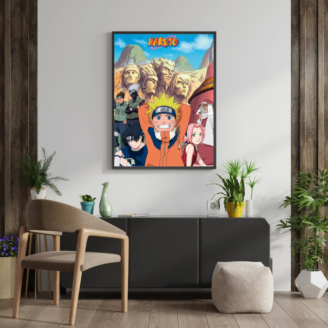 NARUTO VINTAGE MOVIE POSTER HQ
