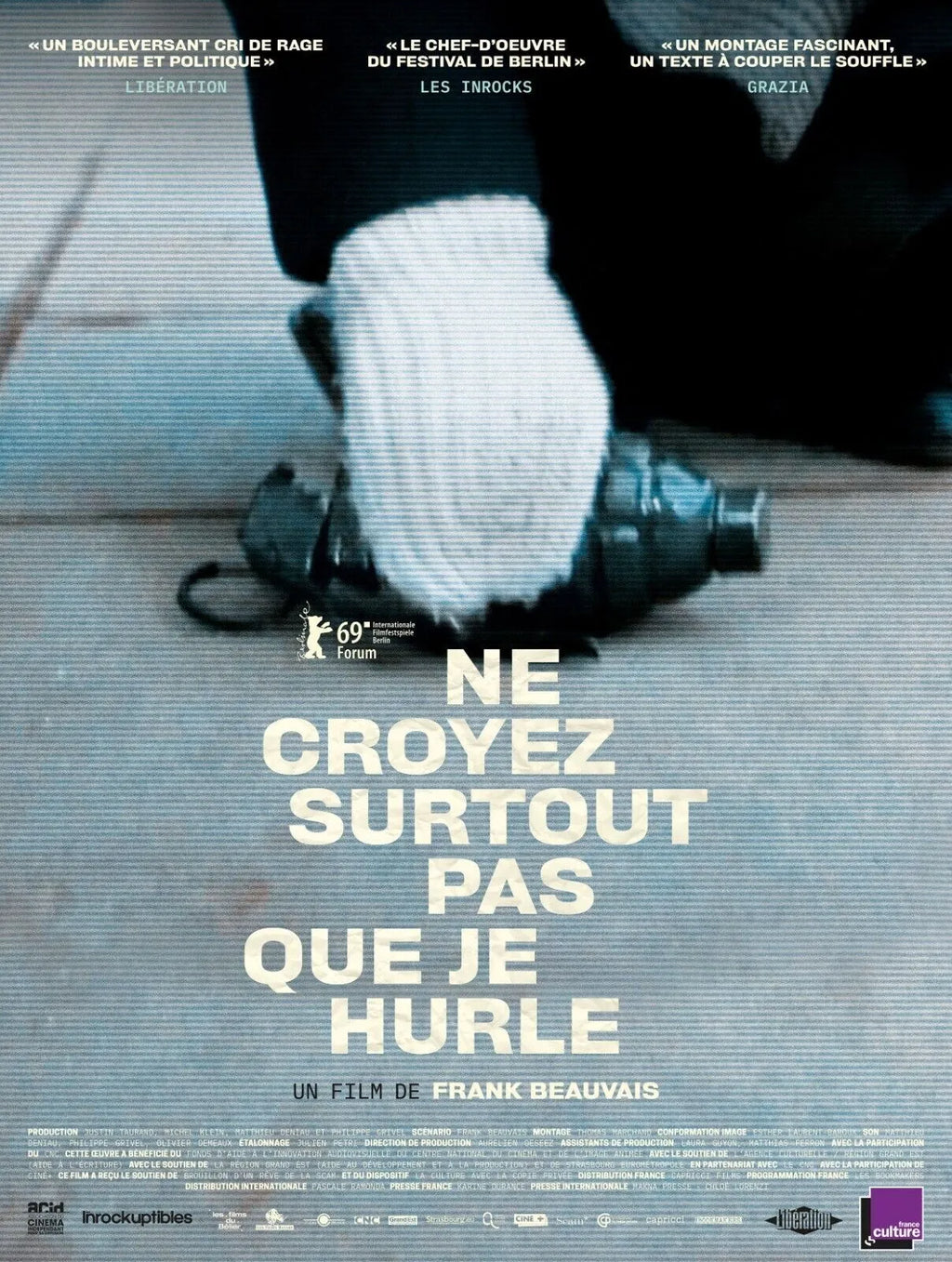 NE CROYEZ SURTOUT PAS QUE JE HURLE, FRANK BEAUVAIS, 2019, Repro affiche cinema, VINTAGE HQ