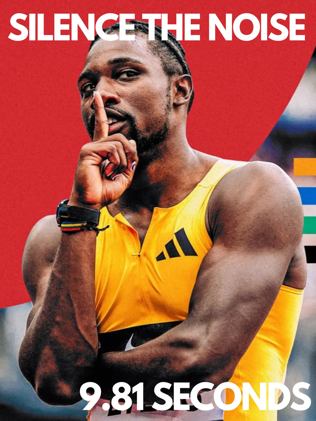 NOAH LYLES AFFICHE VINTAGE SPORTS POSTER HQ