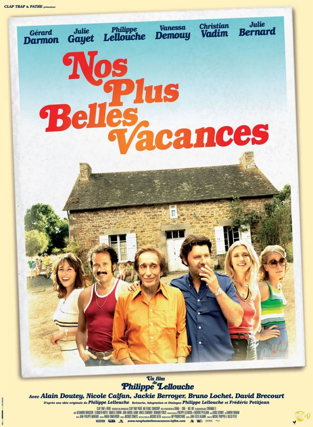 NOS PLUS BELLES VACANCES, GÉRARD LANVIN, 2012, Repro affiche de cinema, VINTAGE, HQ