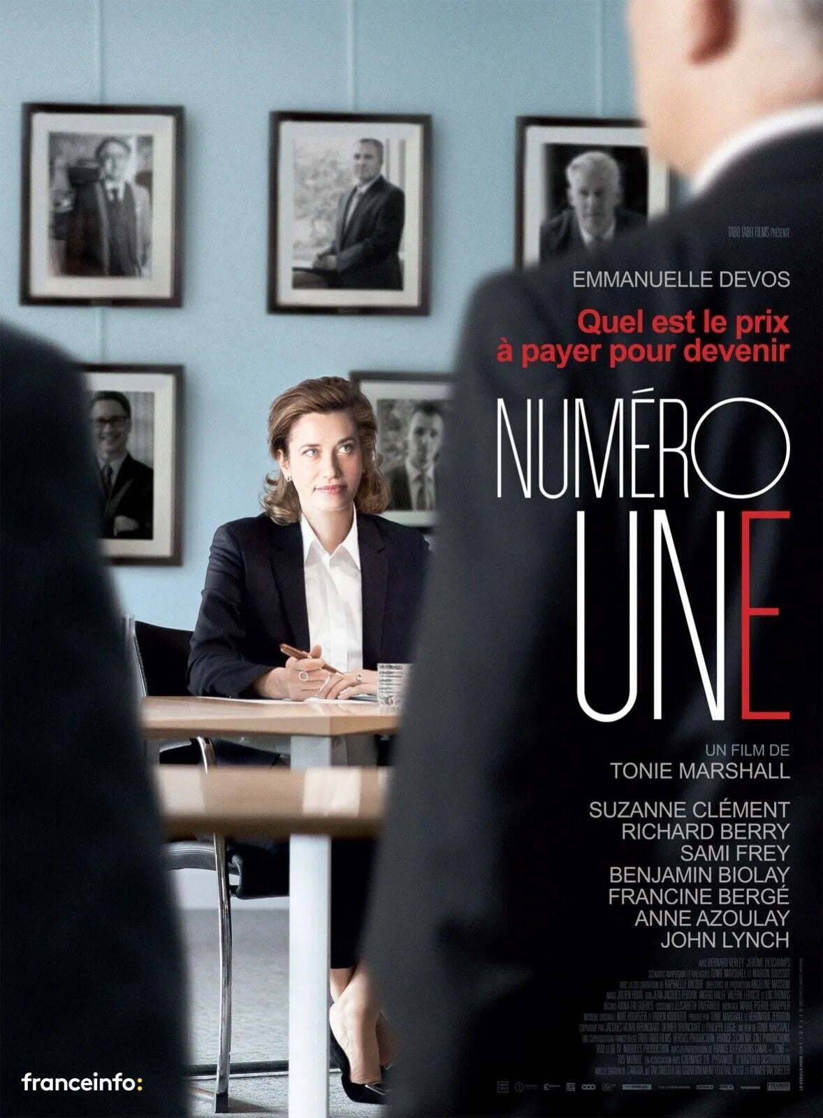 NUMÉRO UNE, EMMANUELLE DEVOS, 2017, Repro Affiche cinéma VINTAGE, HQ