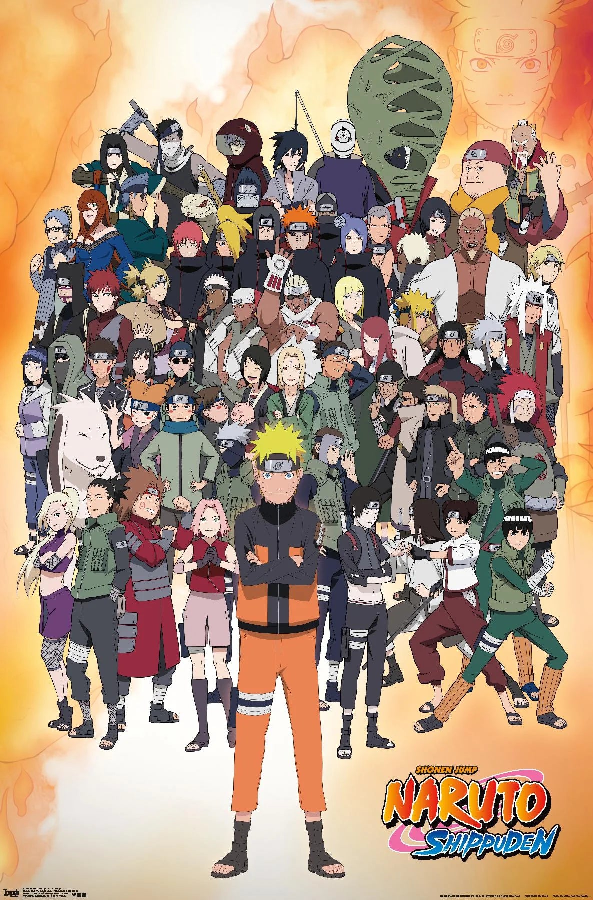 NARUTO JAPAN – HOKAGE’S PATH 2002, AFFICHE VINTAGE MOVIE POSTER HQ