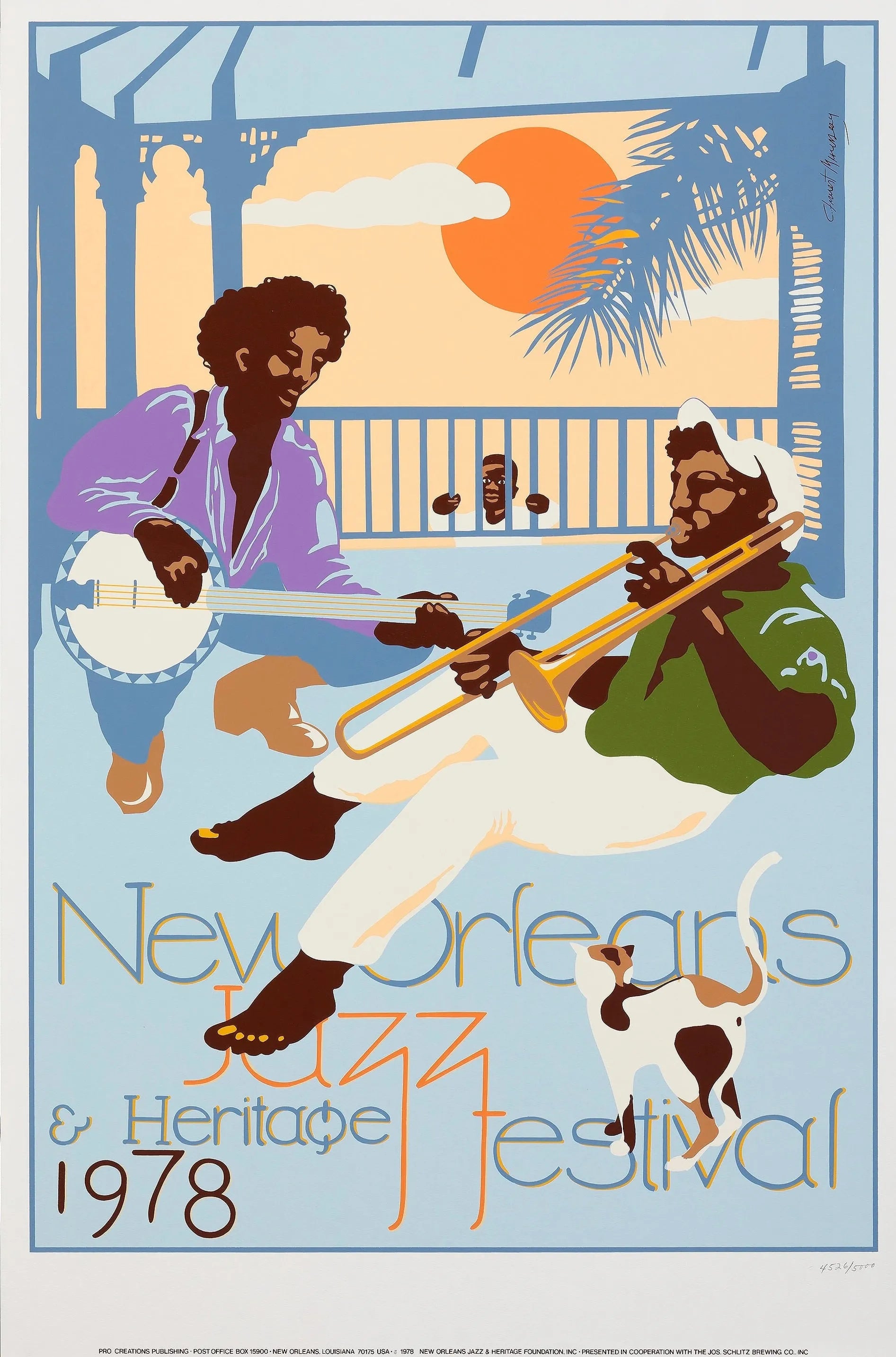CARTEL MUSICAL DE NUEVA ORLEANS HQ JAZZ