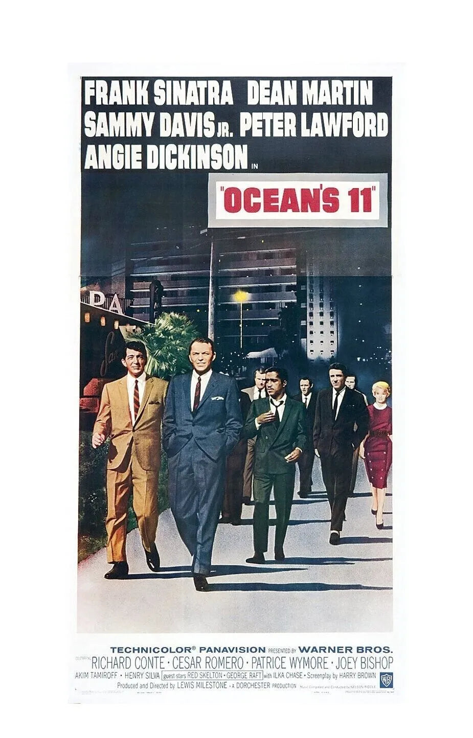 OCEAN’S 11, FRANK SINATRA, 1960, REPRO MOVIE POSTER, VINTAGE, HQ