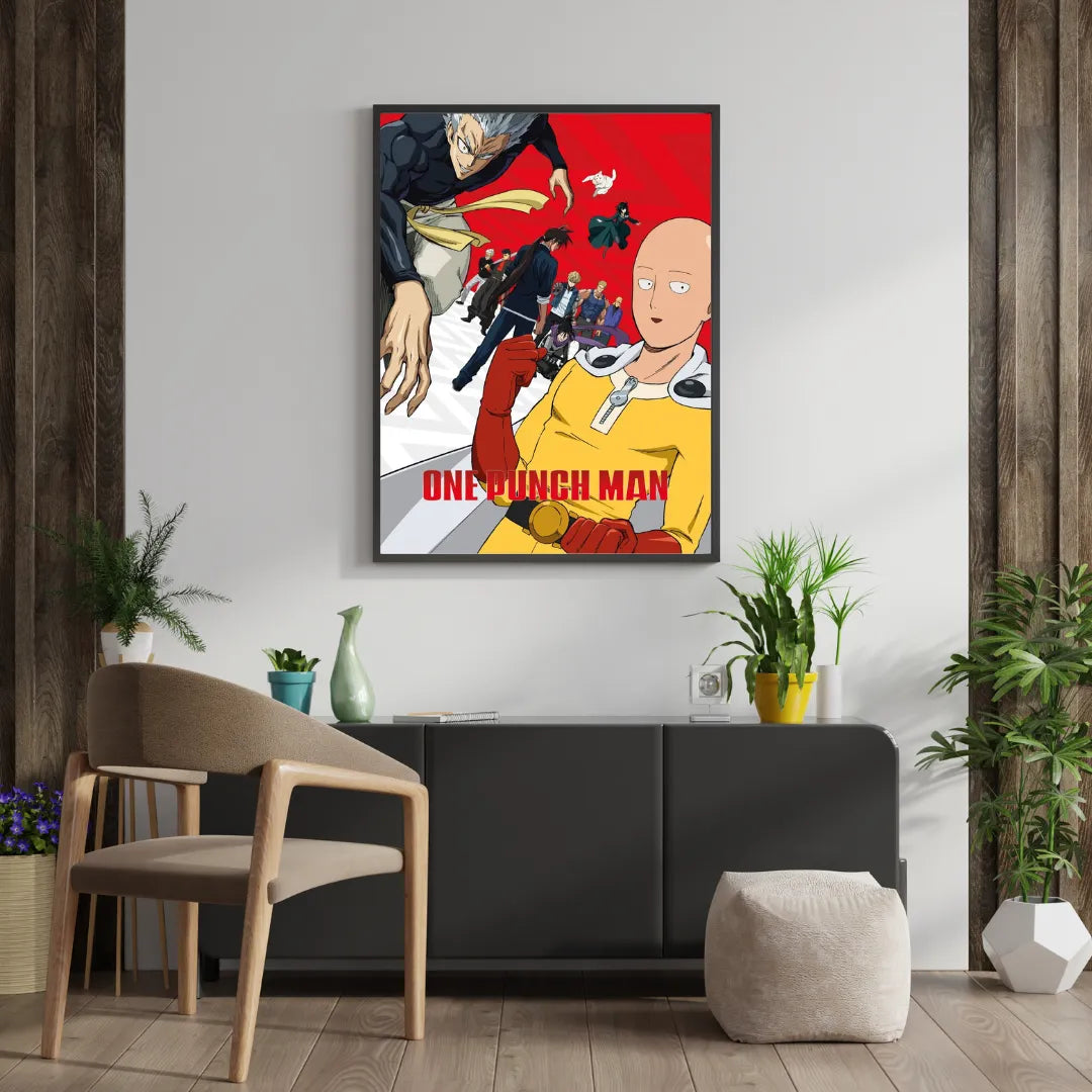 ONE PUNCH MAN – HERO FOR FUN 2015, AFFICHES VINTAGES MOVIE POSTER HQ