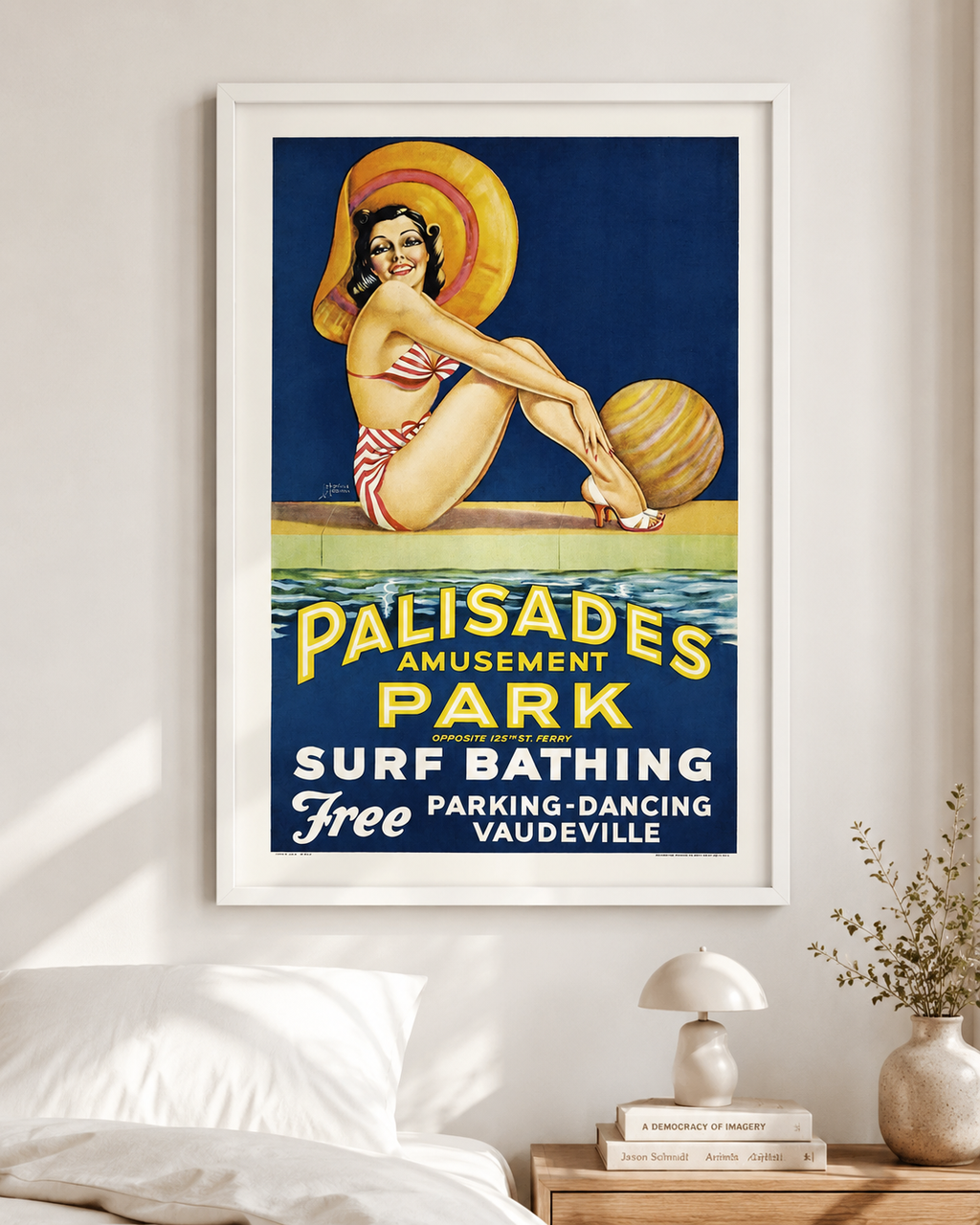PALISADES AMUSEMENT PARK, JACK HARVEY, 1957, Movie poster reproduction, VINTAGE, HQ