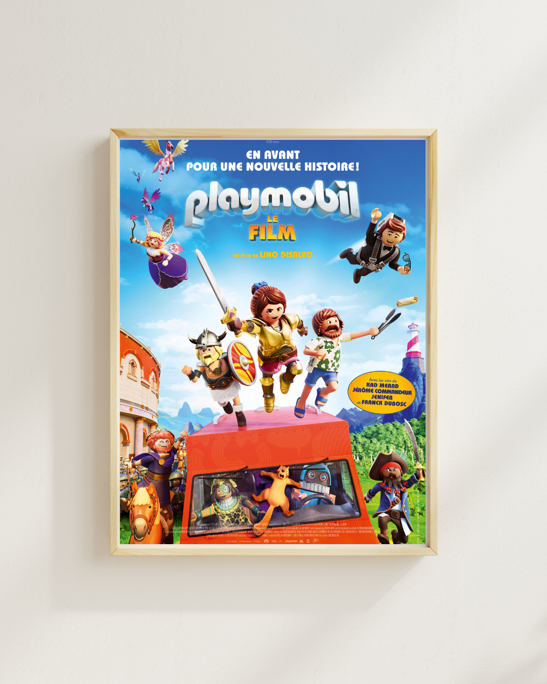 PLAYMOBIL, THE MOVIE (2019) – A FILM BY LINO DISALVO – FAMILY & ADVENTURE CINEMA POSTER – POSTER HUB STUDIO – HQ