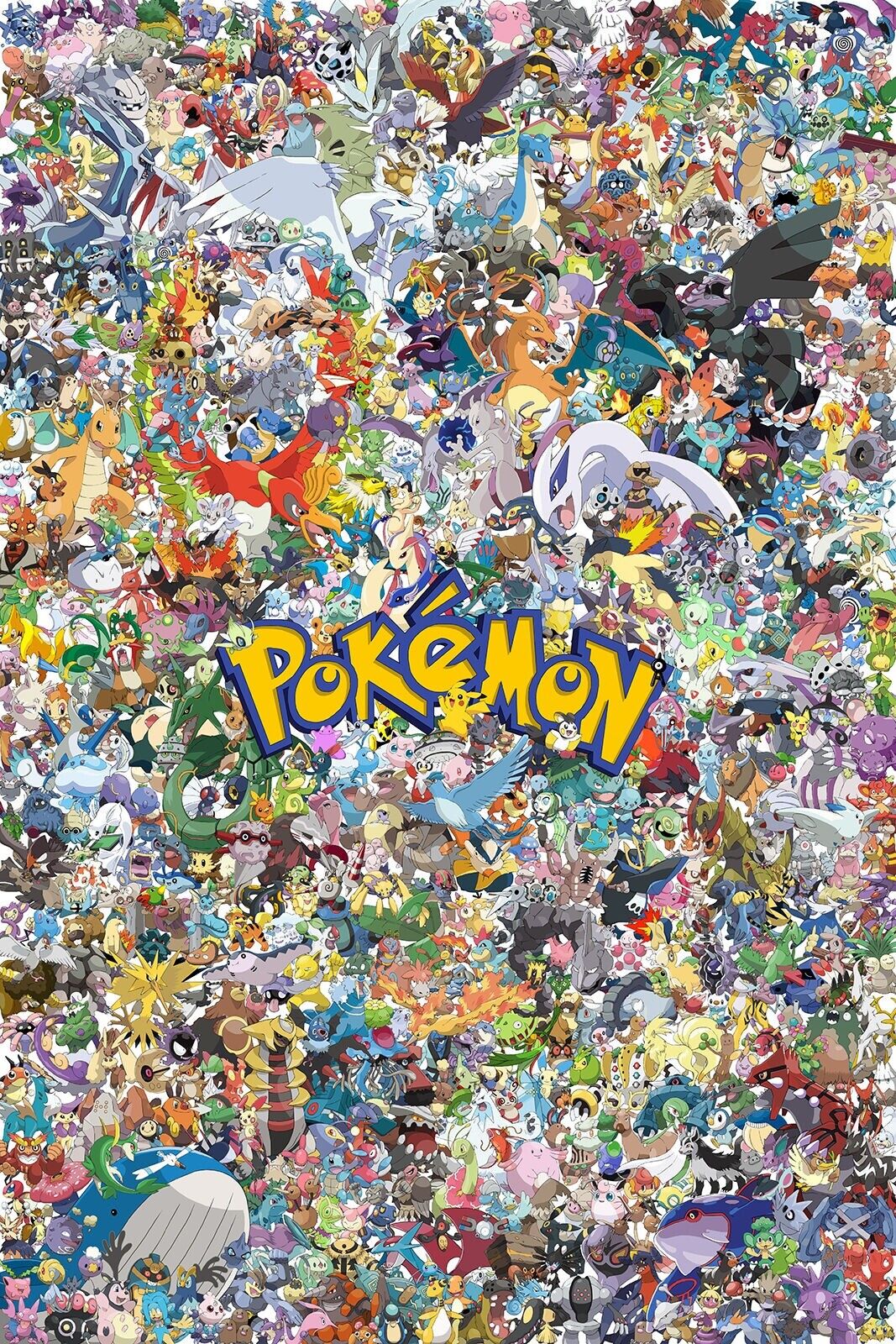 POKÉMON – CATCH THEM ALL 1996- AFFICHE VINTAGE MOVIE POSTER HQ