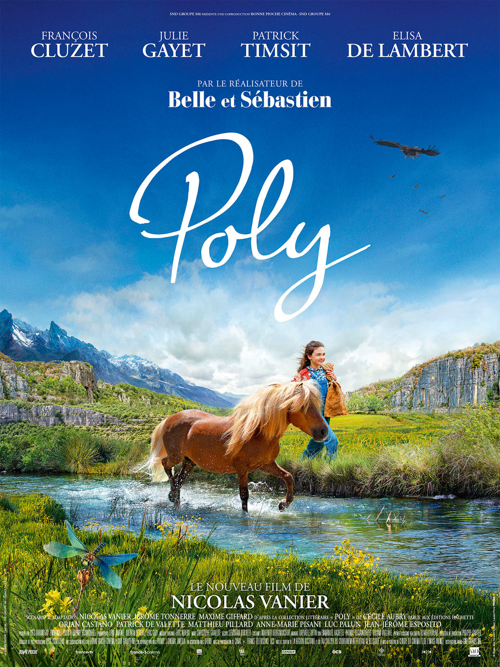 POLY (2020) – FILM DE NICOLAS VANIER – AFFICHE CINÉMA FAMILLE & AVENTURE – POSTER HUB STUDIO – HQ