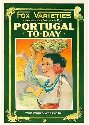 PORTUGAL, Repro vintage tourism poster, HQ