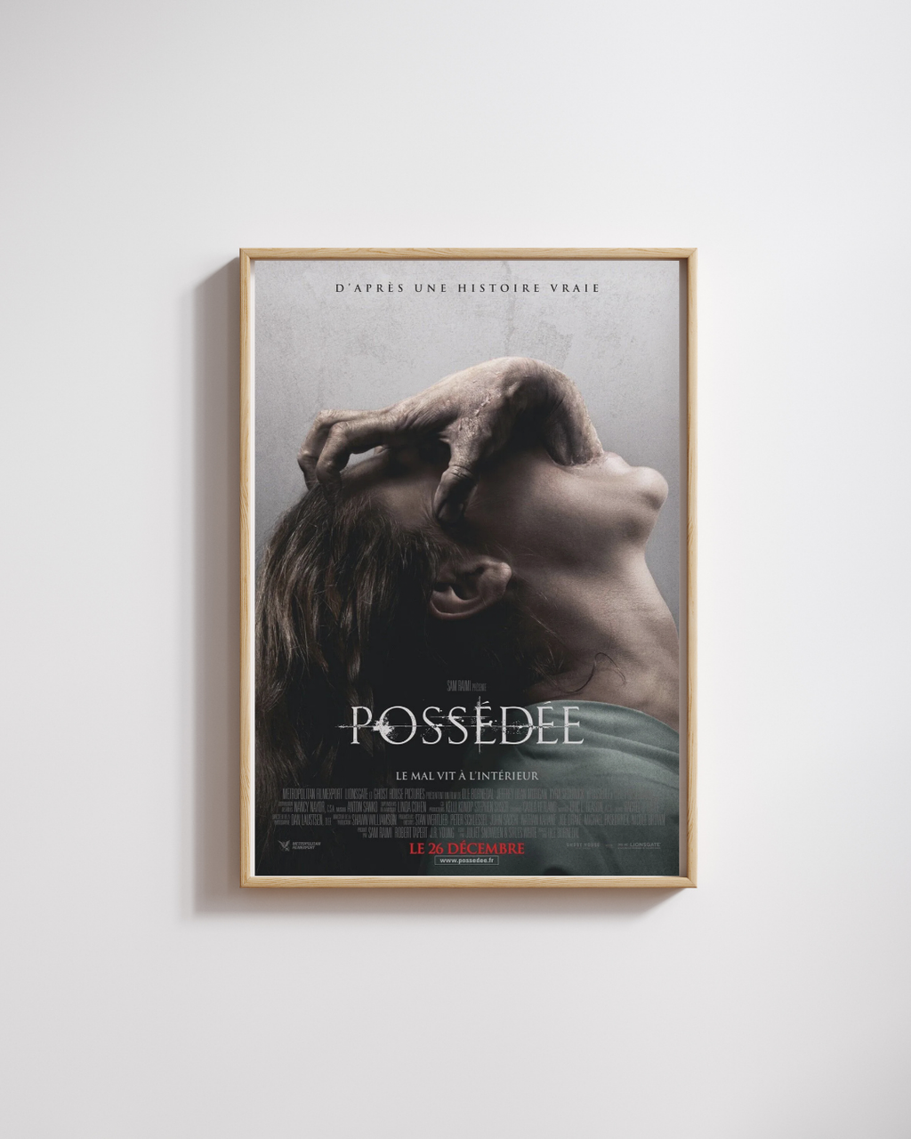 THE POSSESSION, JEFFREY DEAN MORGAN, 2012, VINTAGE MOVIE POSTER REPRINT, HQ