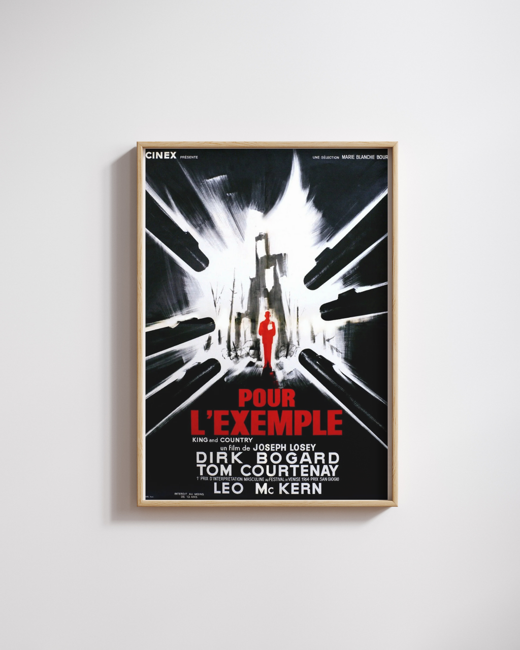 FOR EXAMPLE, DIRK BOGARDE, 1964, VINTAGE CINEMA POSTER REPRINT, HQ