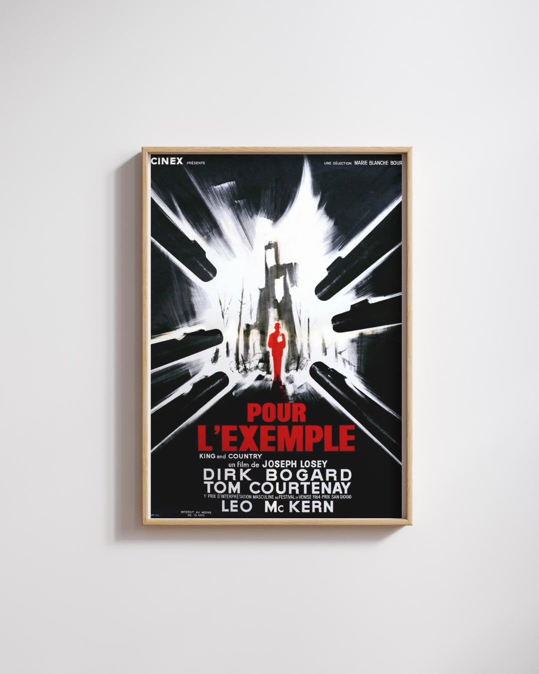 FOR EXAMPLE, DIRK BOGARDE, 1964, VINTAGE CINEMA POSTER REPRINT, HQ