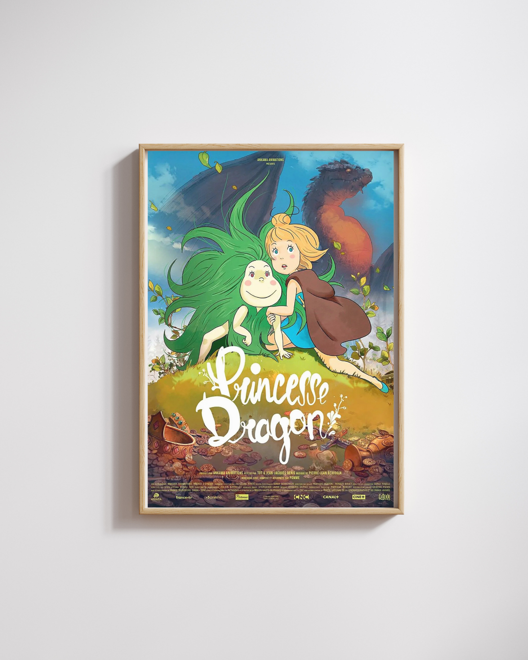 DRAGON PRINCESS, JEAN-JACQUES DENIS, 20121, VINTAGE MOVIE POSTER REPRODUCTION, HQ