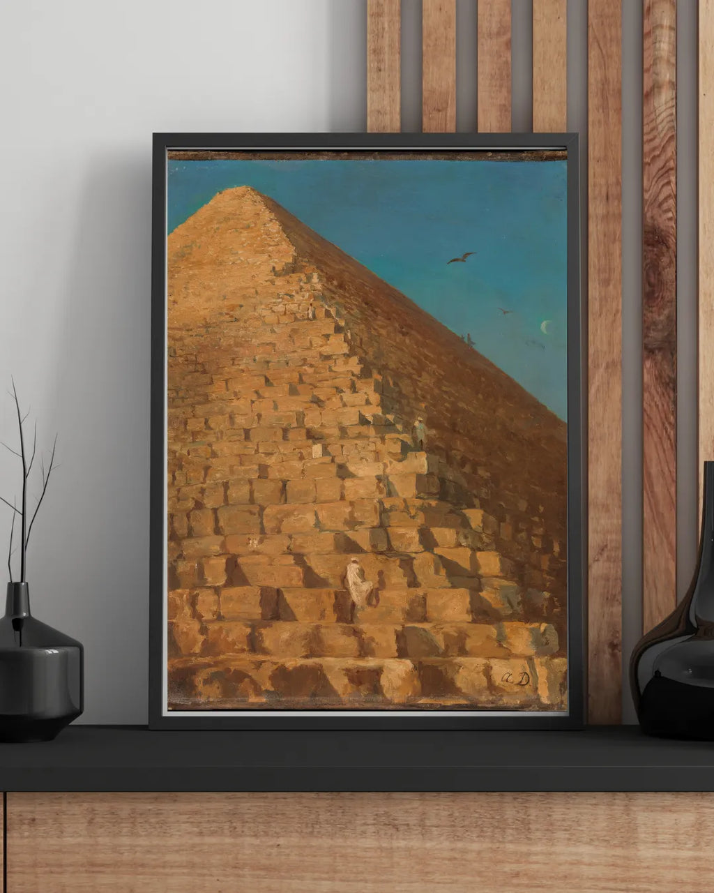 Pyramid Of Giza Art Hq – Affiche Vintage Cinéma Rétro | Poster HUB STUDIO