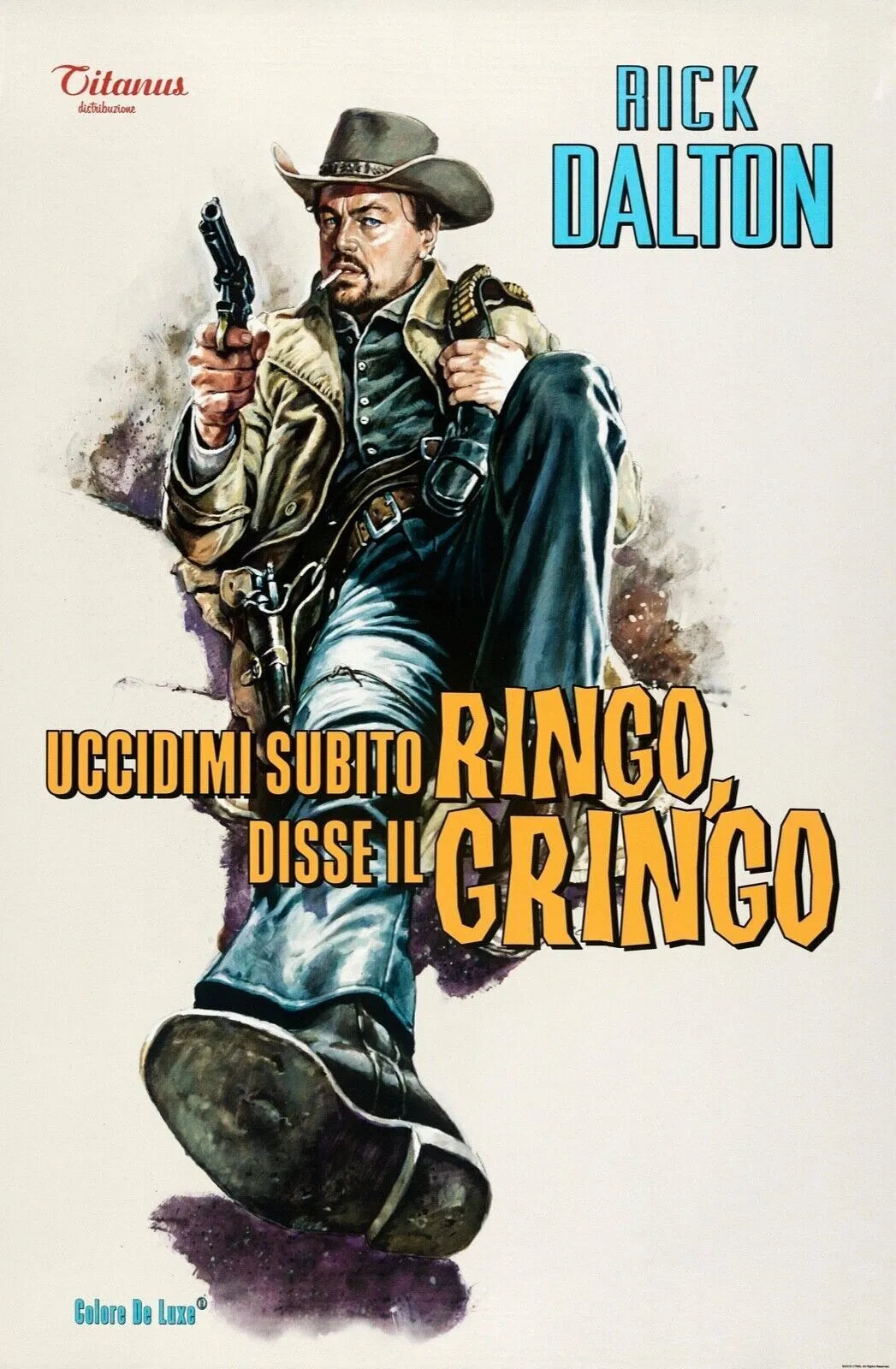 RINGO GRINGO, RICK DALTON, REPRO AFFICHE CINEMA VINTAGE HQ
