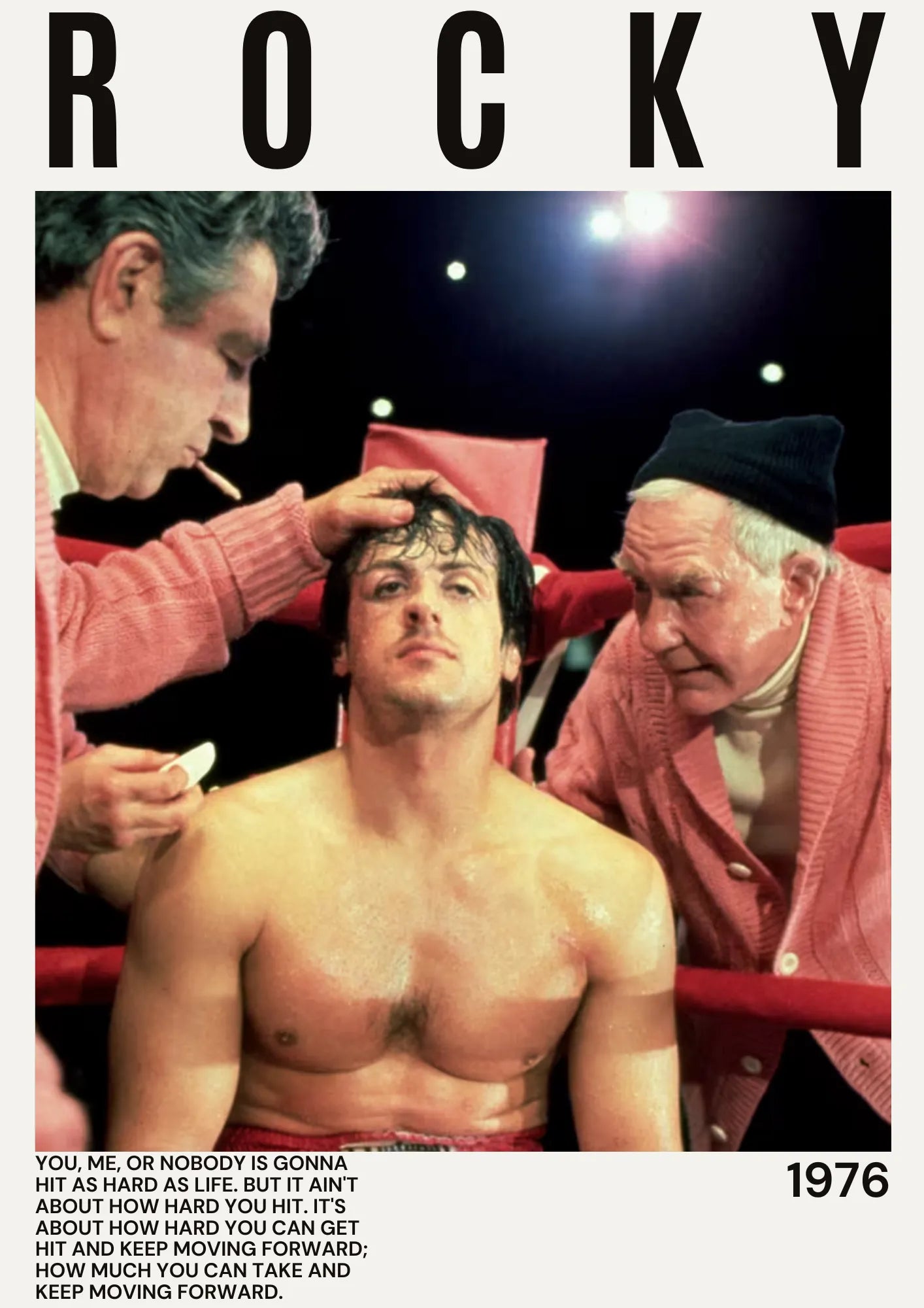 ROCKY MOVIE POSTER HQ SYLVESTER STALLONE