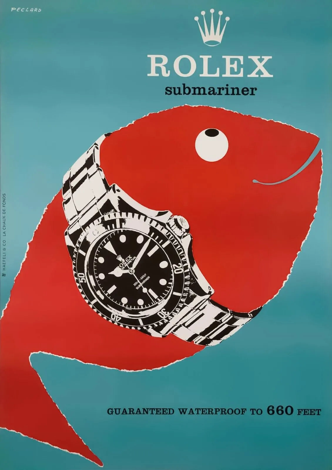 ROLEX AFFICHE VINTAGE ADVERTISING POSTER HQ