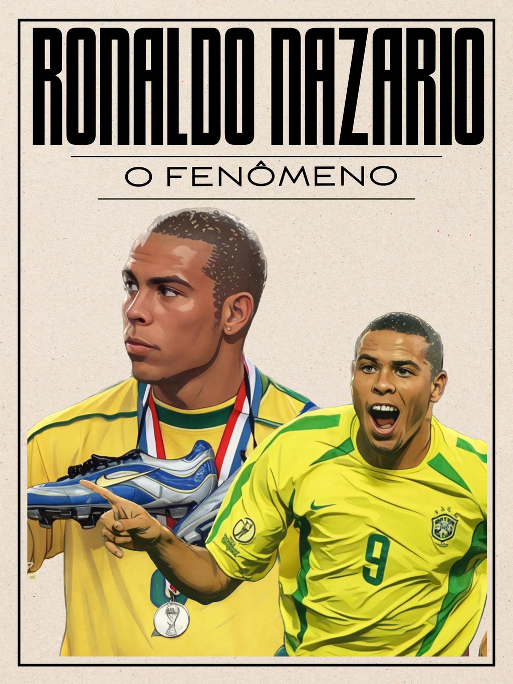 RONALDO NAZARIO SPORT POSTER HQ