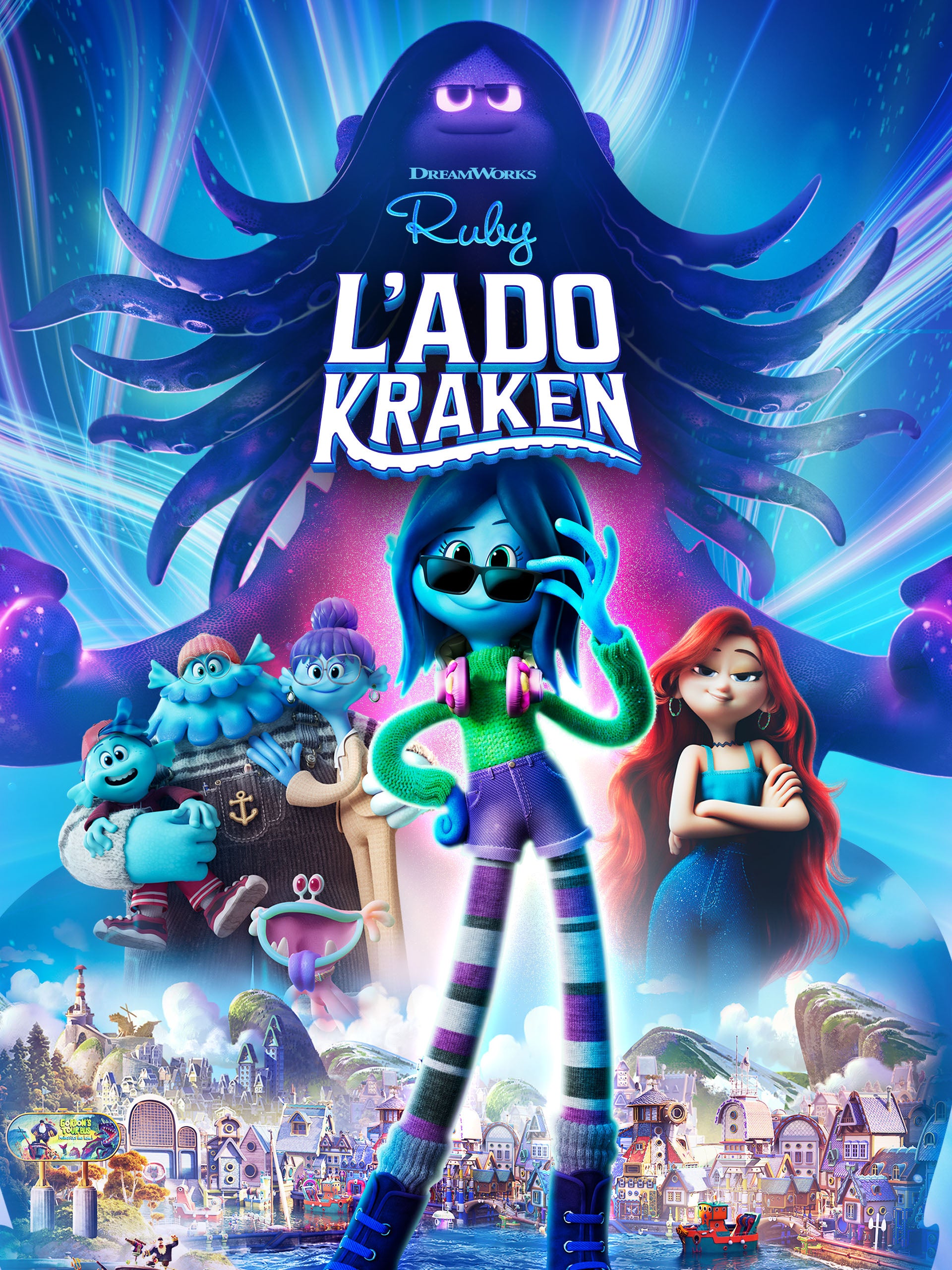 RUBY L’ADO KRAKEN, LANA CONDOR, 2023, POSTER HUB STUDIO RÉTRO, HQ