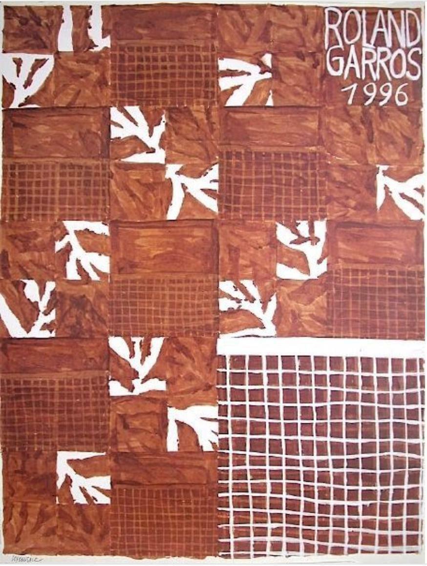 ROLAND GARROS 1996 – POSTER- REPRO MOVIE POSTER, VINTAGE, HQ