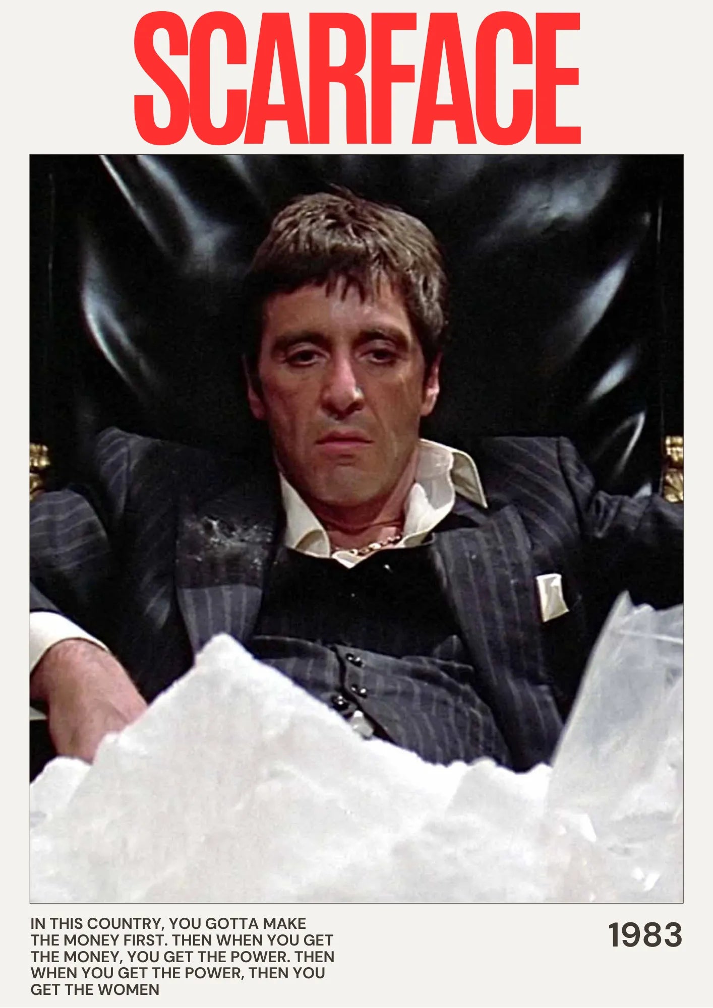 SCARFACE MOVIE POSTER HQ AL PACINO