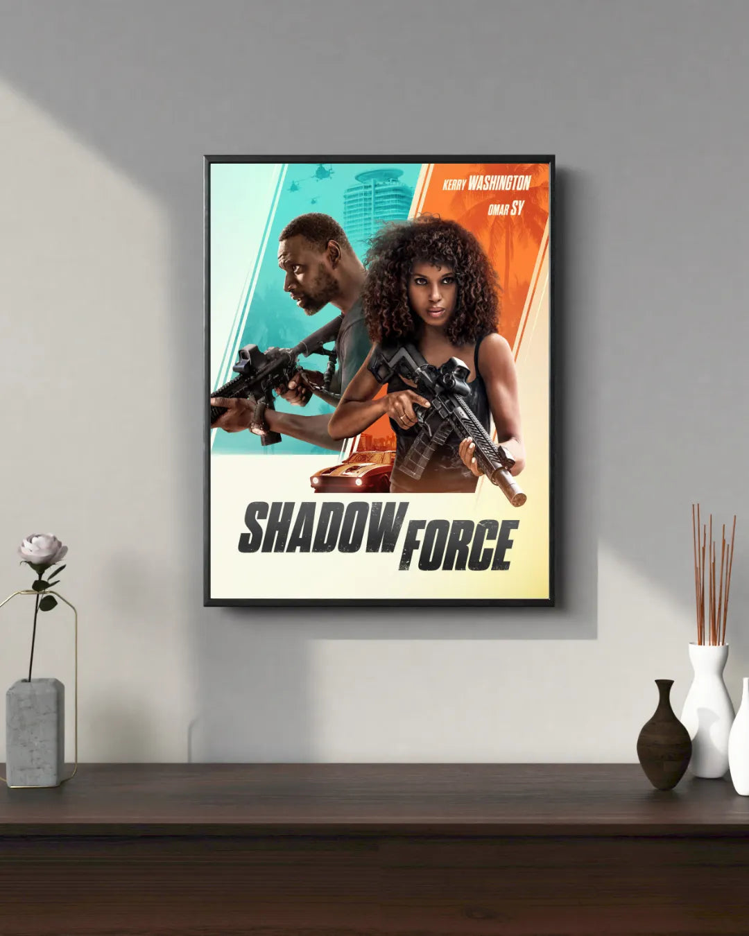 Shadow Force – Vintage Retro Cinema Poster | Poster HUB STUDIO