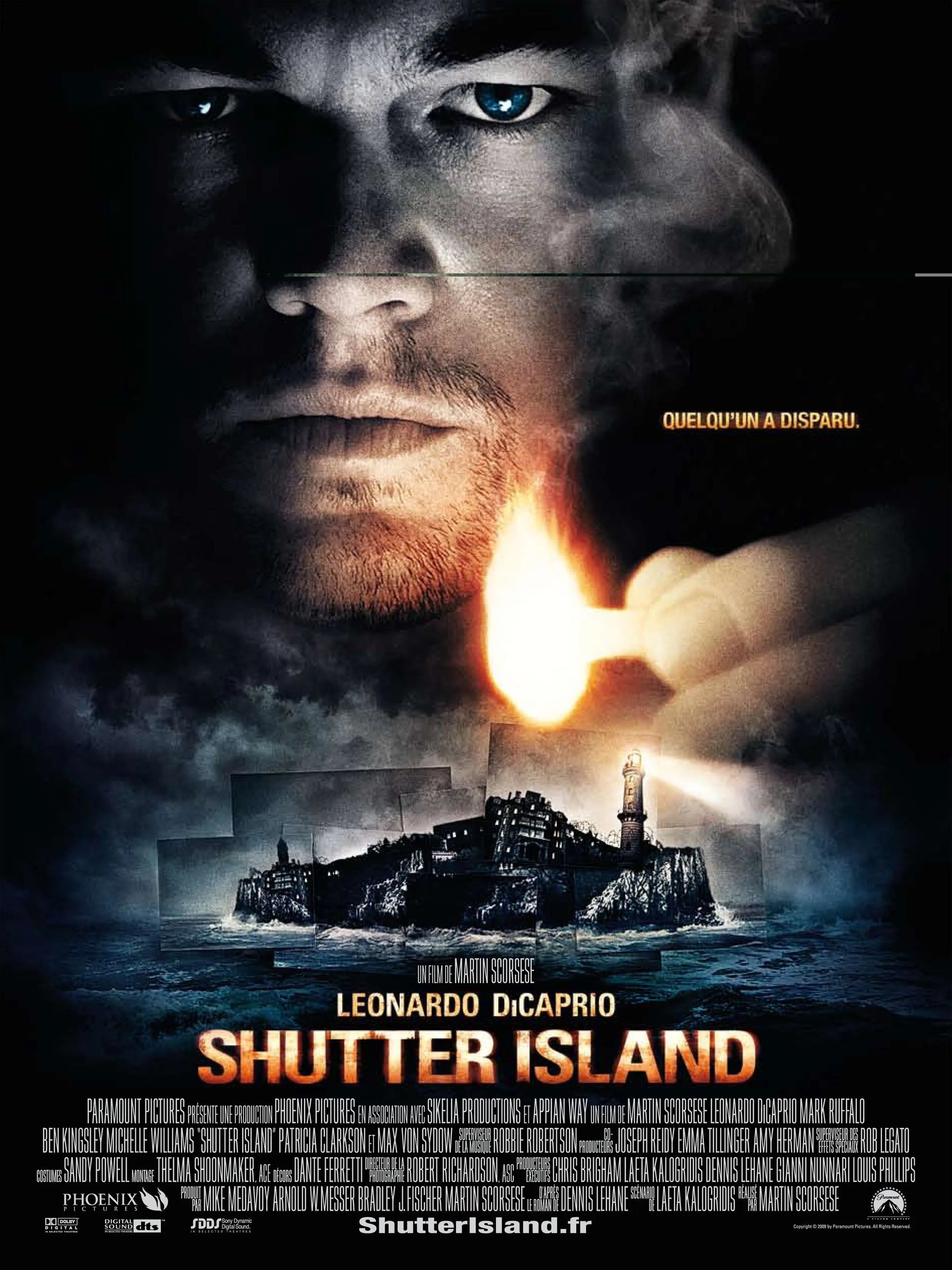 SHUTER ISLAND, Martin Scorsese, 2010, AFFICHE VINTAGE MOVIE HQ
